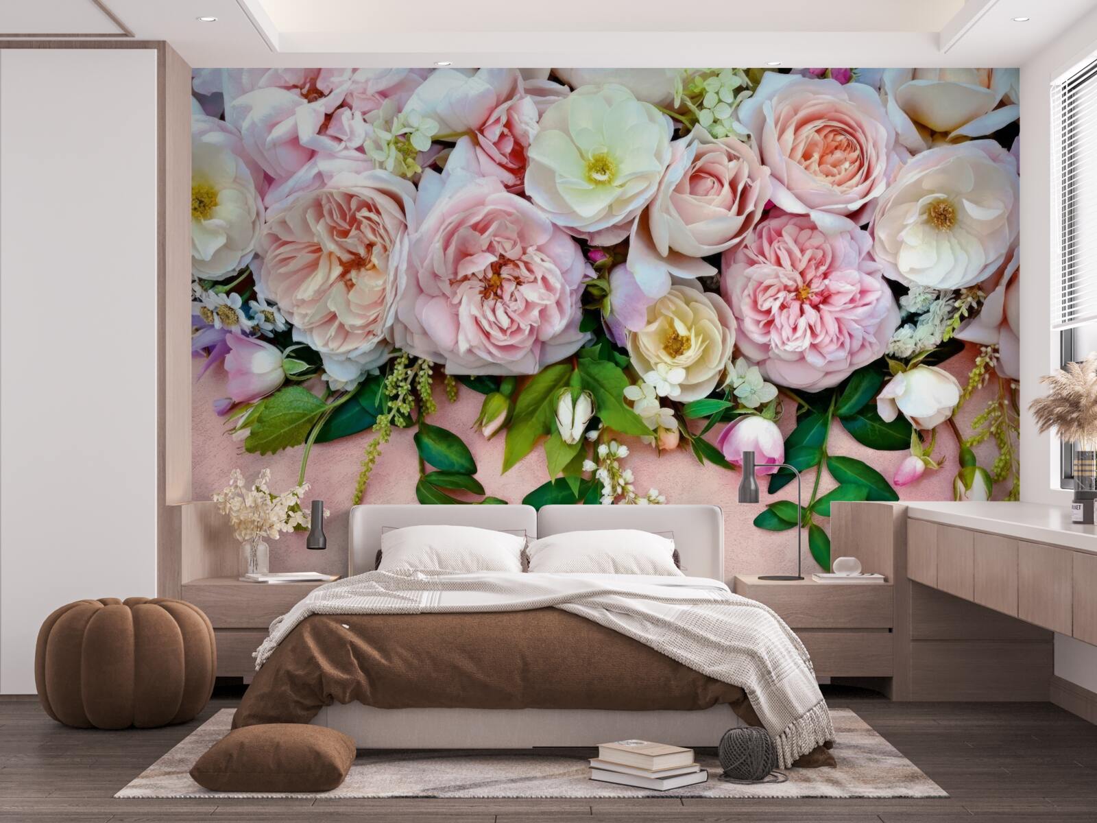 Fototapeta lekkie i delikatne róże