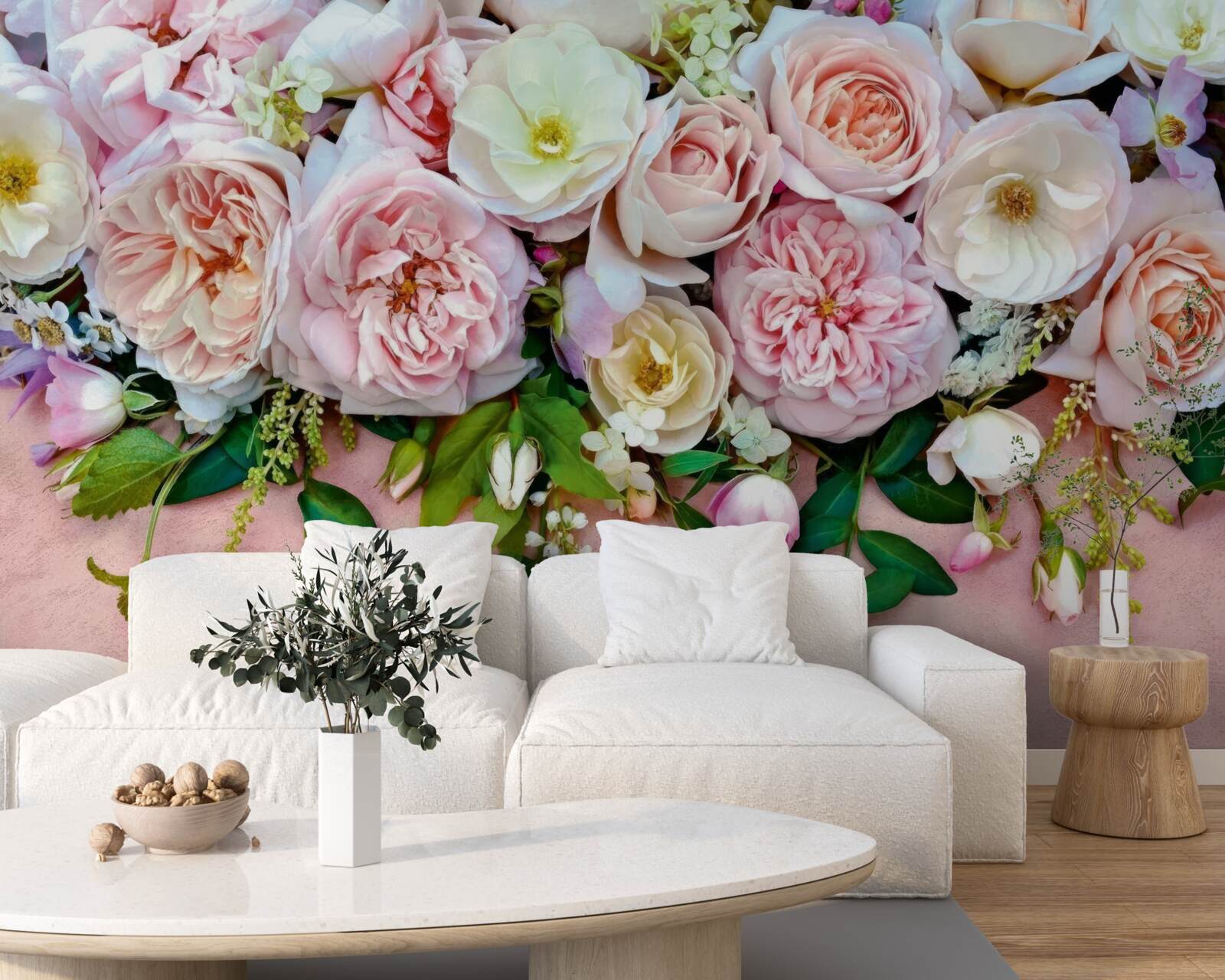 Fototapeta lekkie i delikatne róże