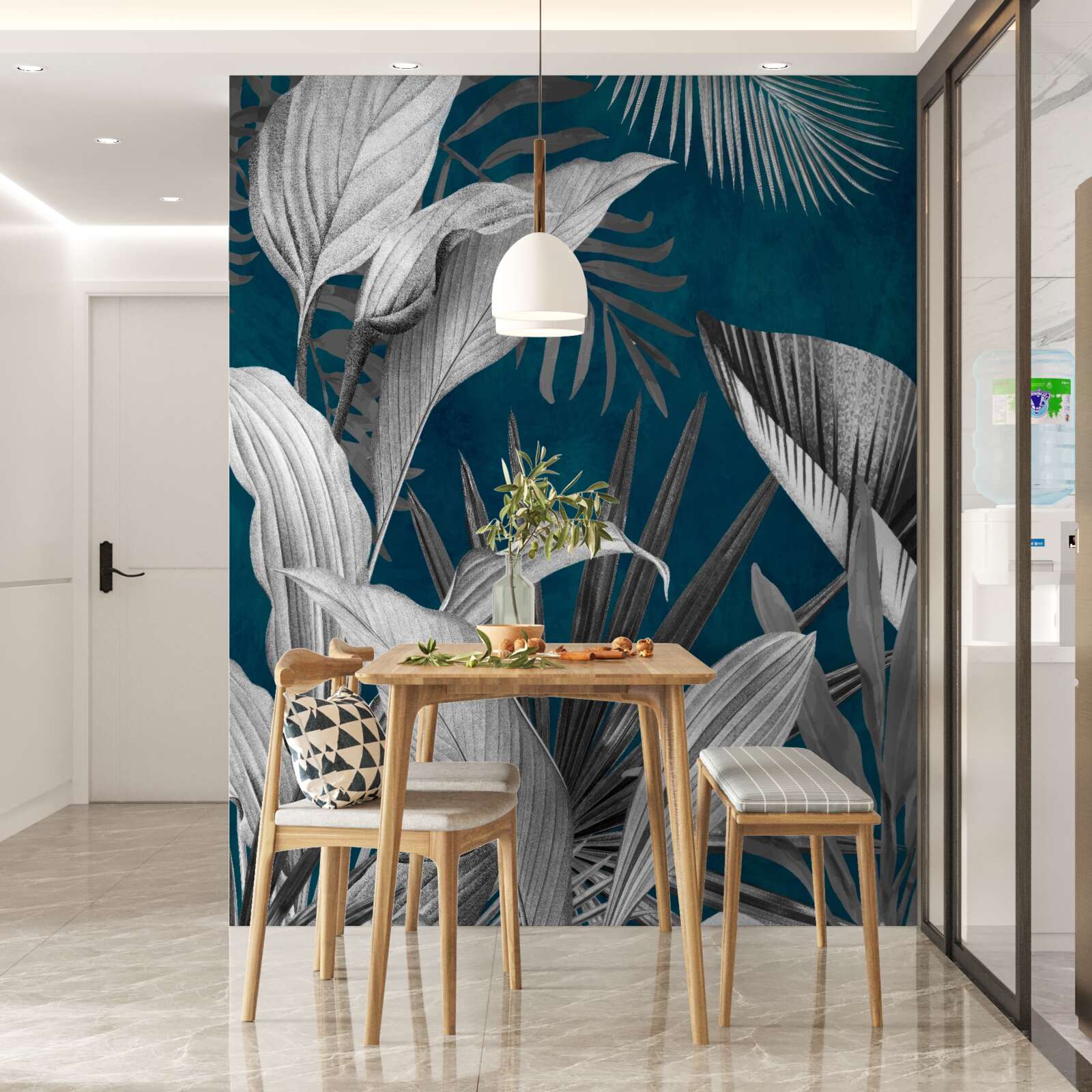 Fototapeta tło z różnych jasnych liści