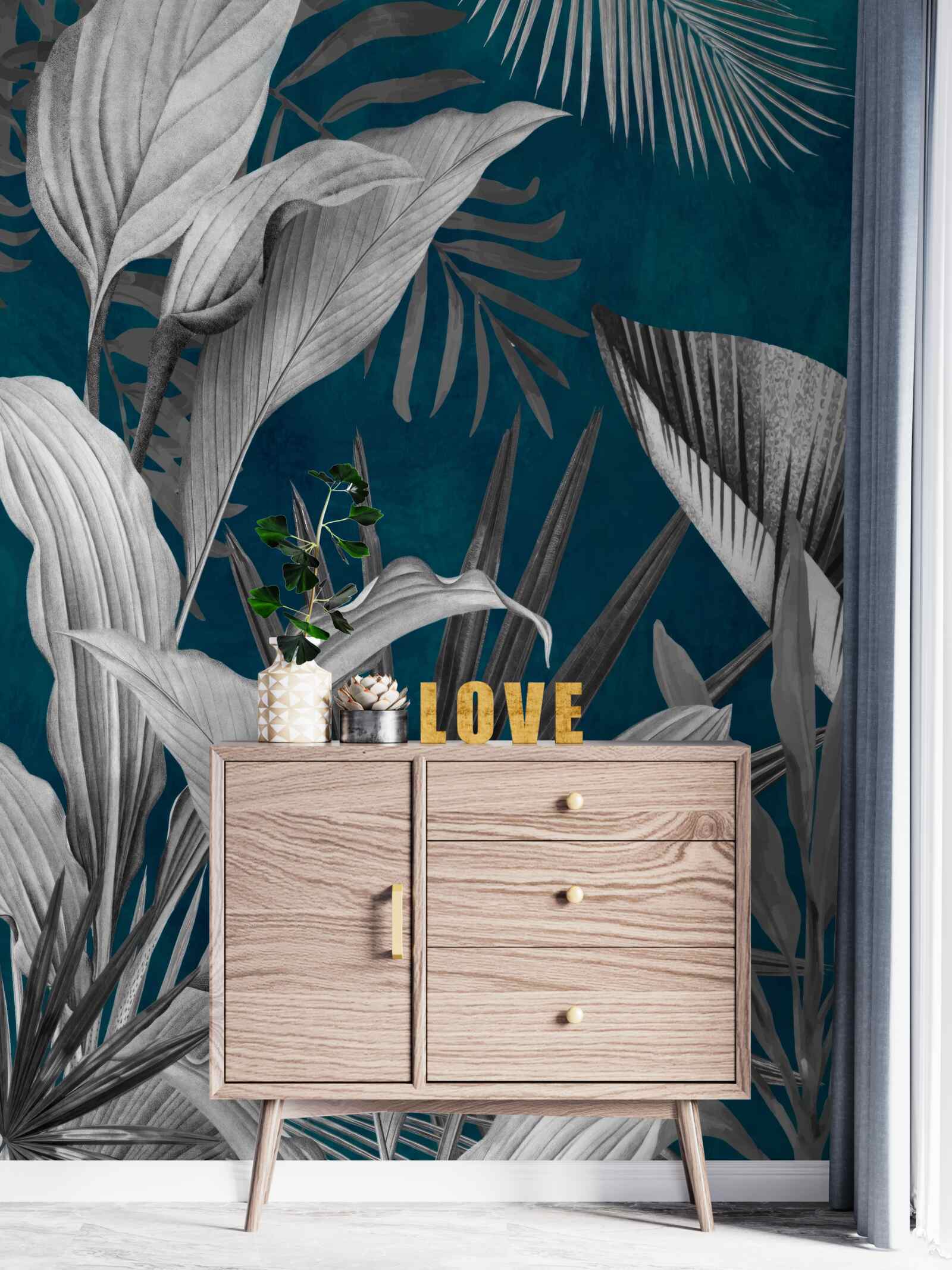 Fototapeta tło z różnych jasnych liści