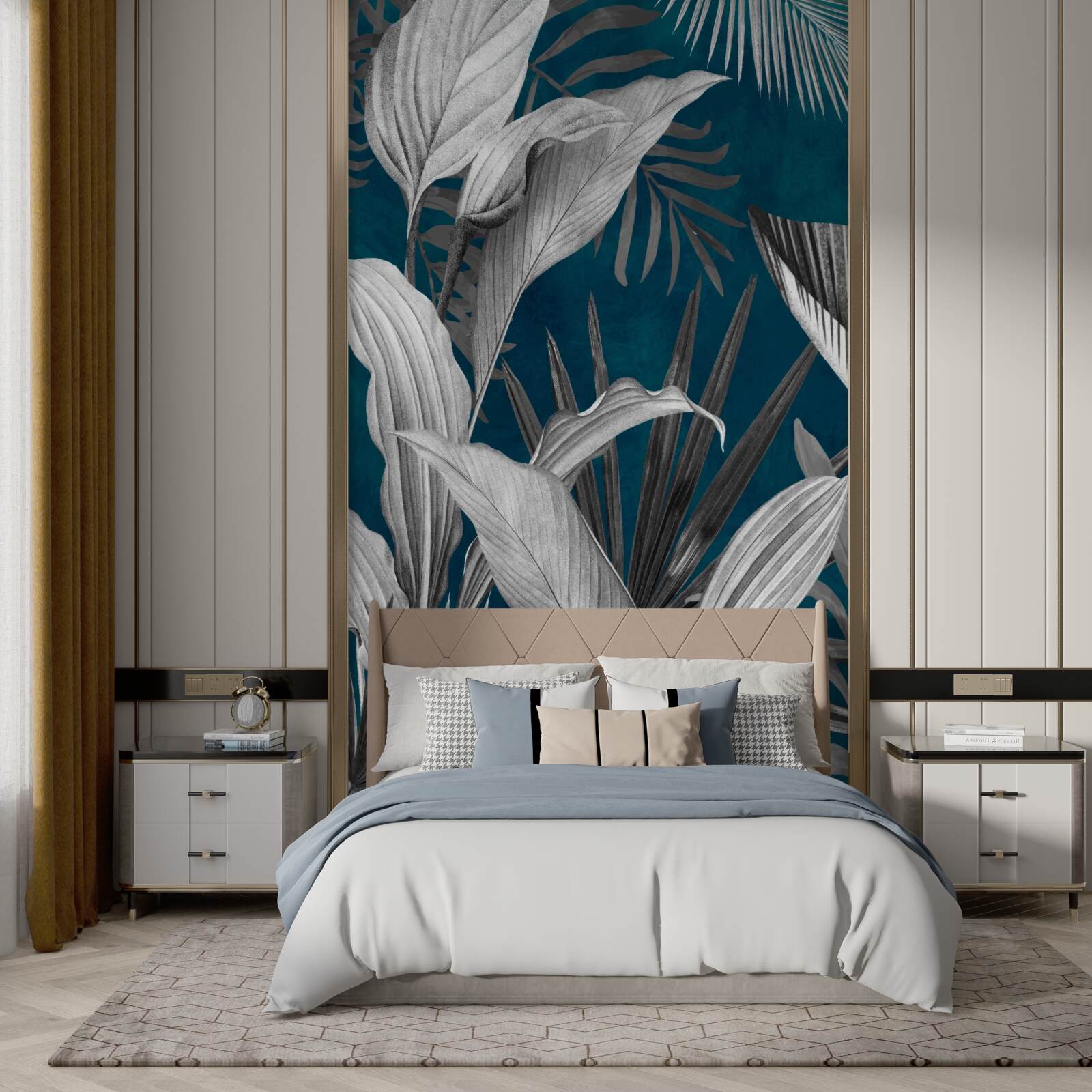 Fototapeta tło z różnych jasnych liści