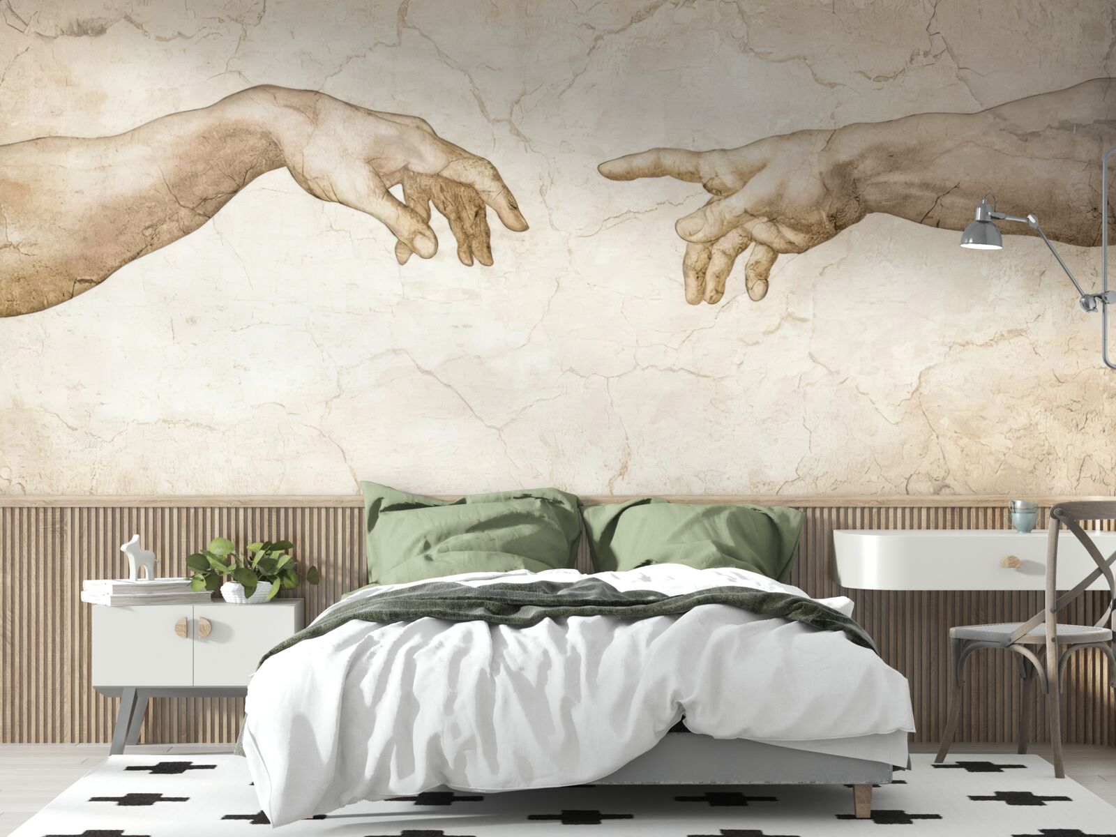 Fototapeta dwie wyciągnięte ręce ku sobie