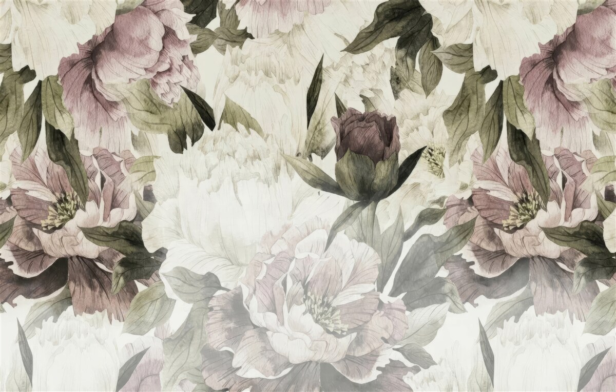 Fototapeta obrazy różnych dużych kwiatów