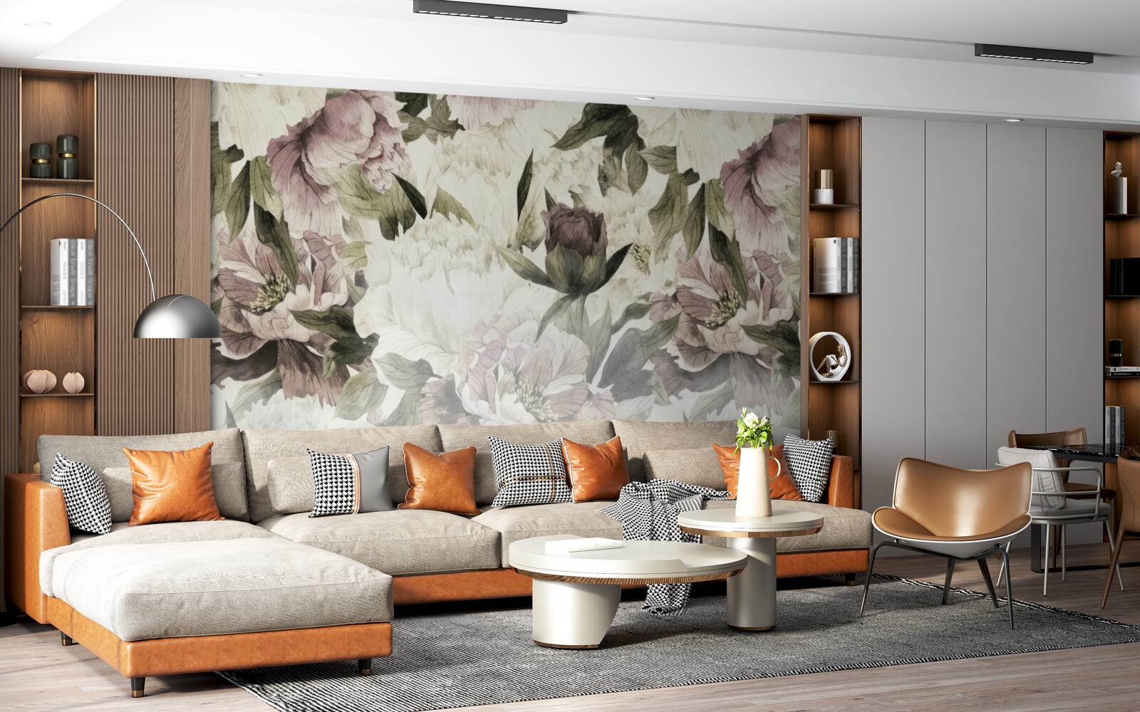 Fototapeta obrazy różnych dużych kwiatów