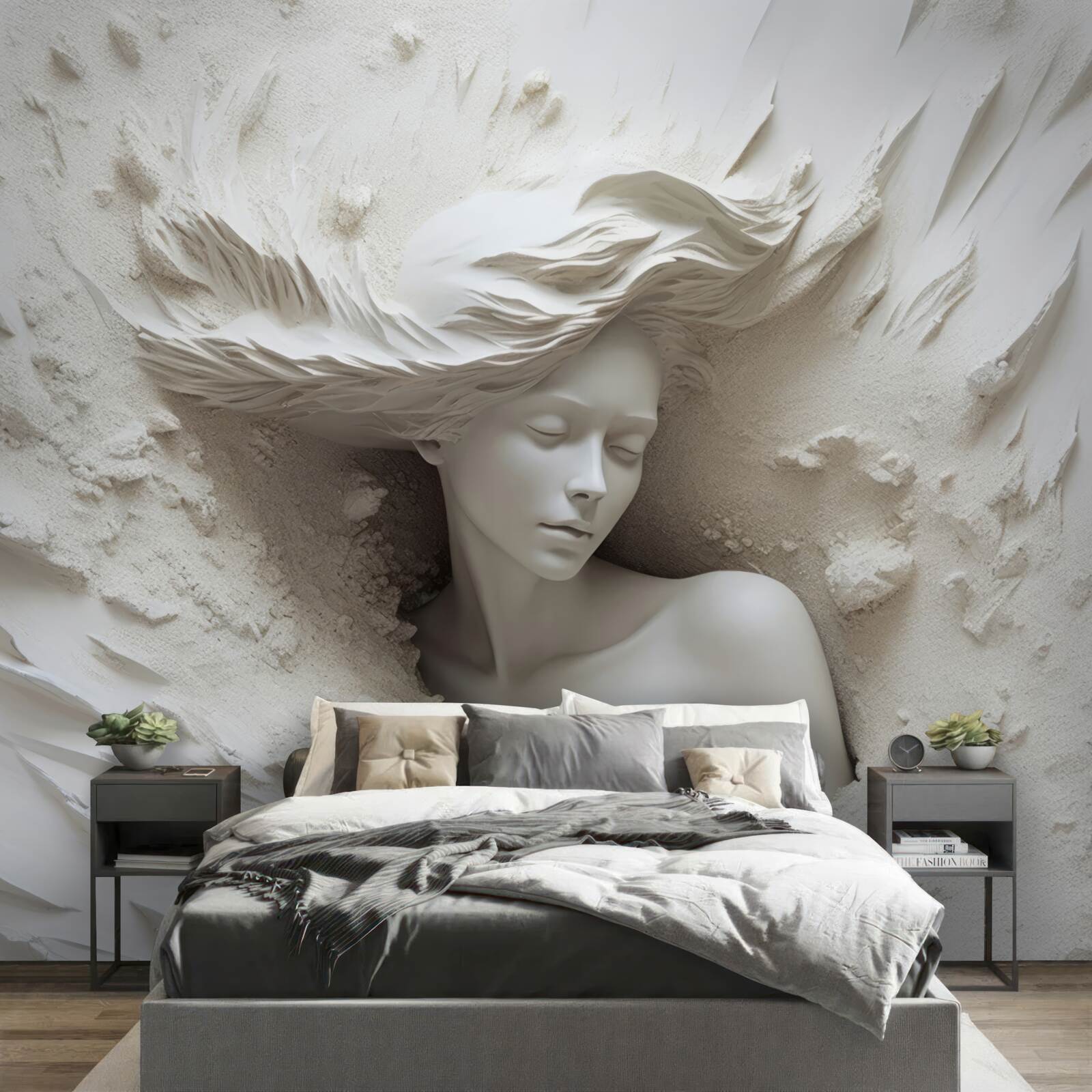 Fototapeta młoda dama ze swobodnie opadającymi lokami