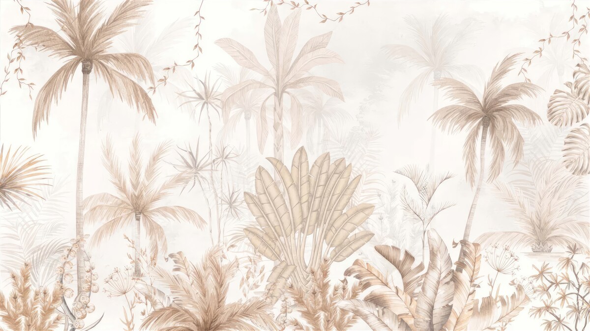 Fototapeta rośliny w odcieniach brązu