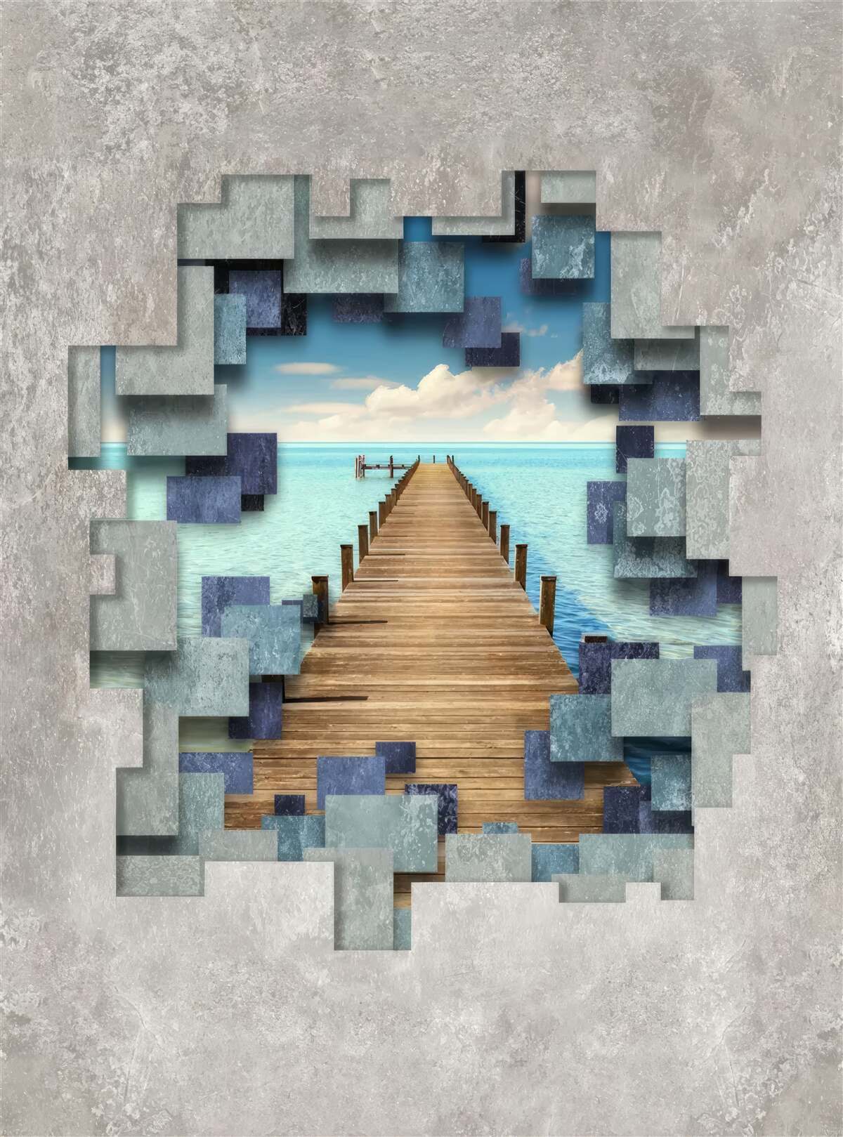 Fototapeta widok na most i ocean