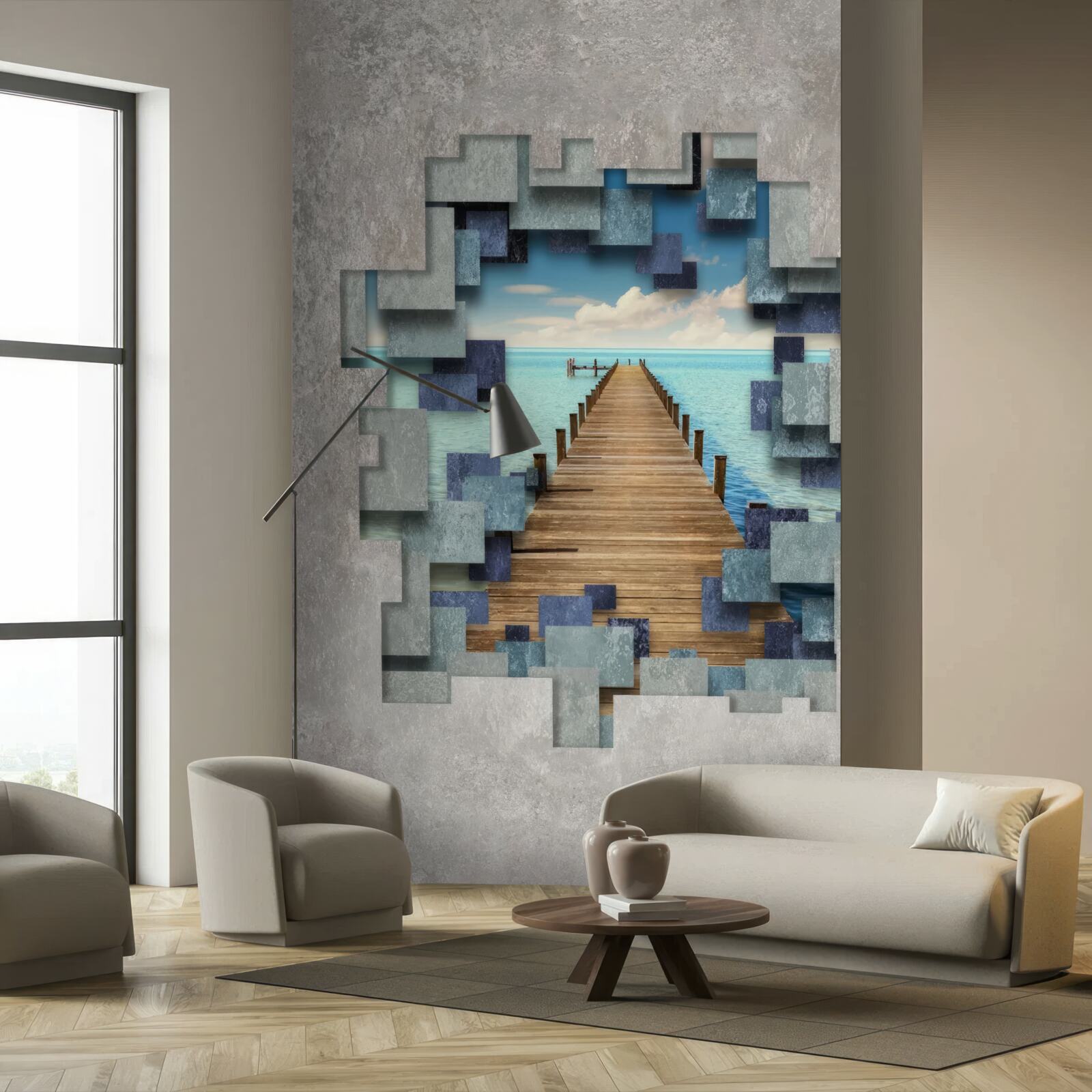 Fototapeta widok na most i ocean