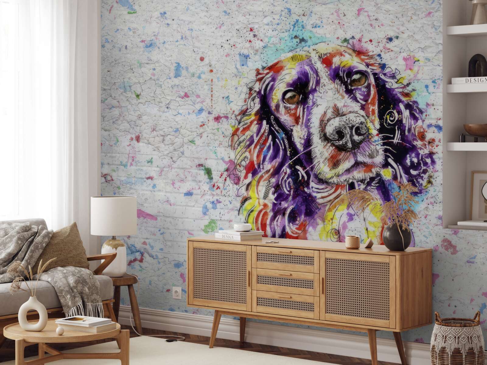 Fototapeta pies pop-artu