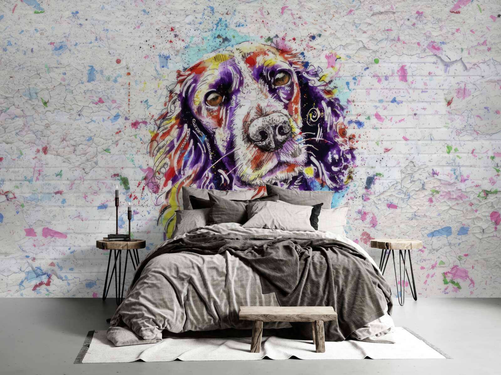 Fototapeta pies pop-artu