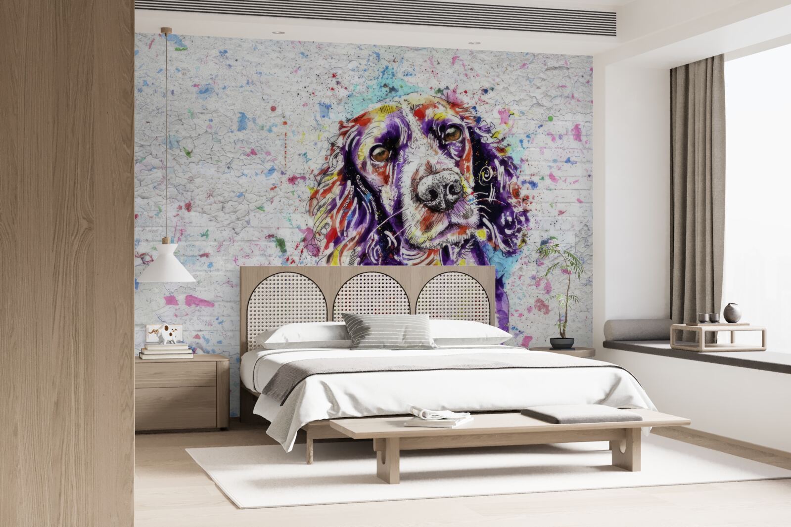 Fototapeta pies pop-artu