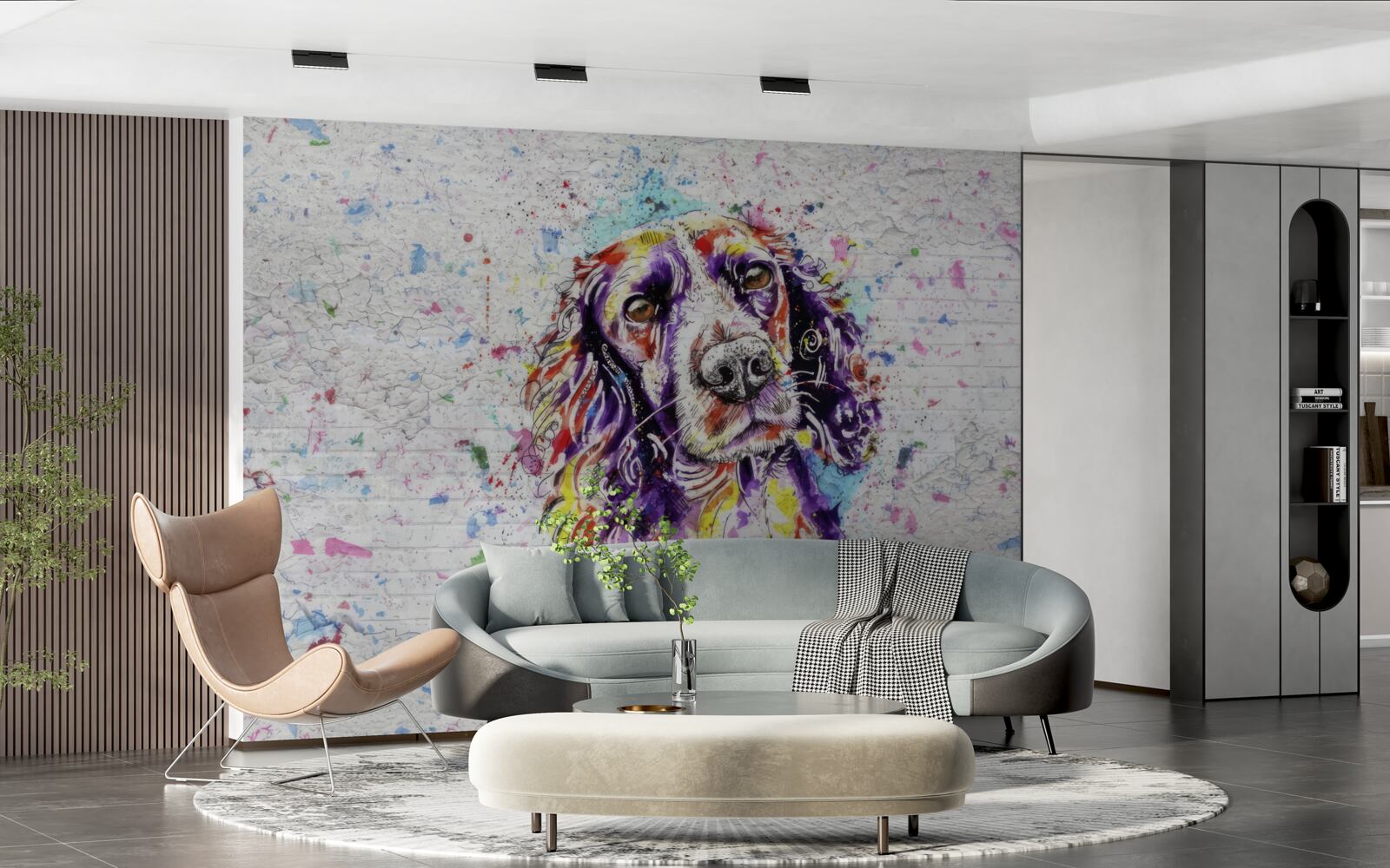 Fototapeta pies pop-artu