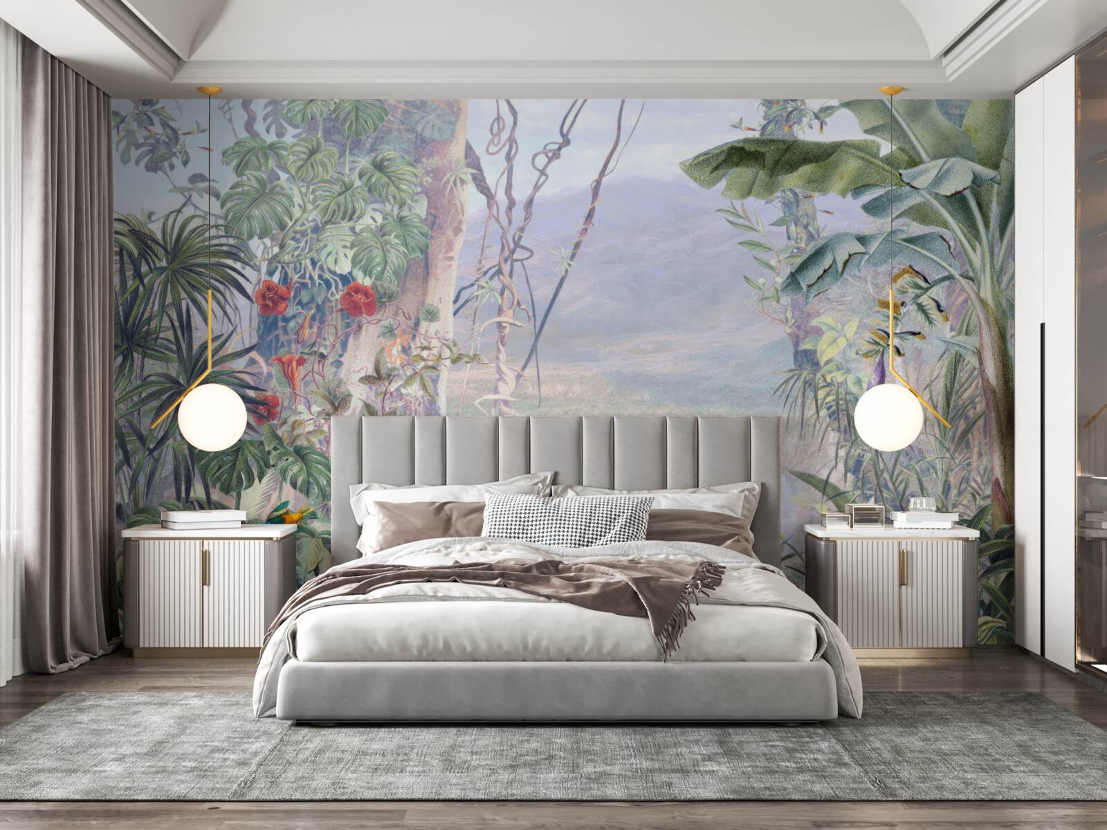 Fototapeta pierzaści mieszkańcy dżungli