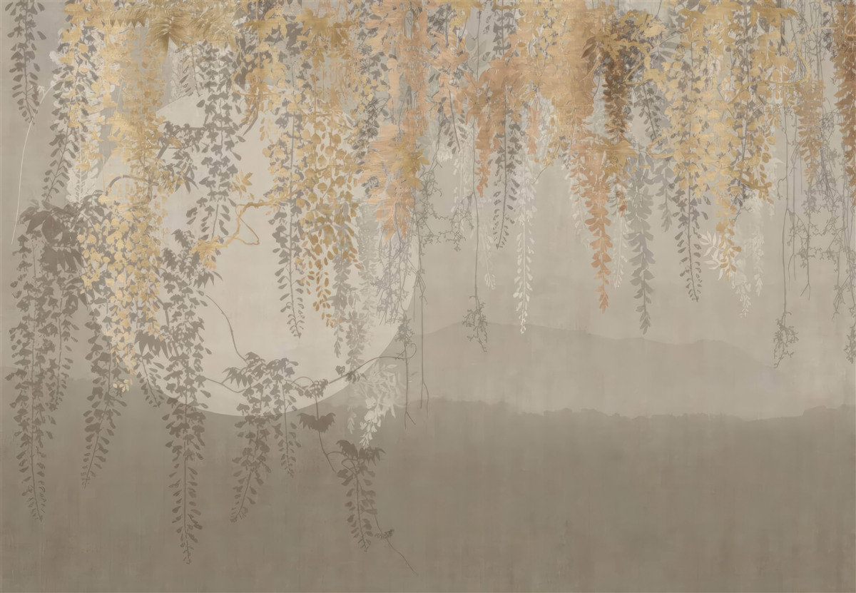 Fototapeta cienkie rośliny sięgające w dół