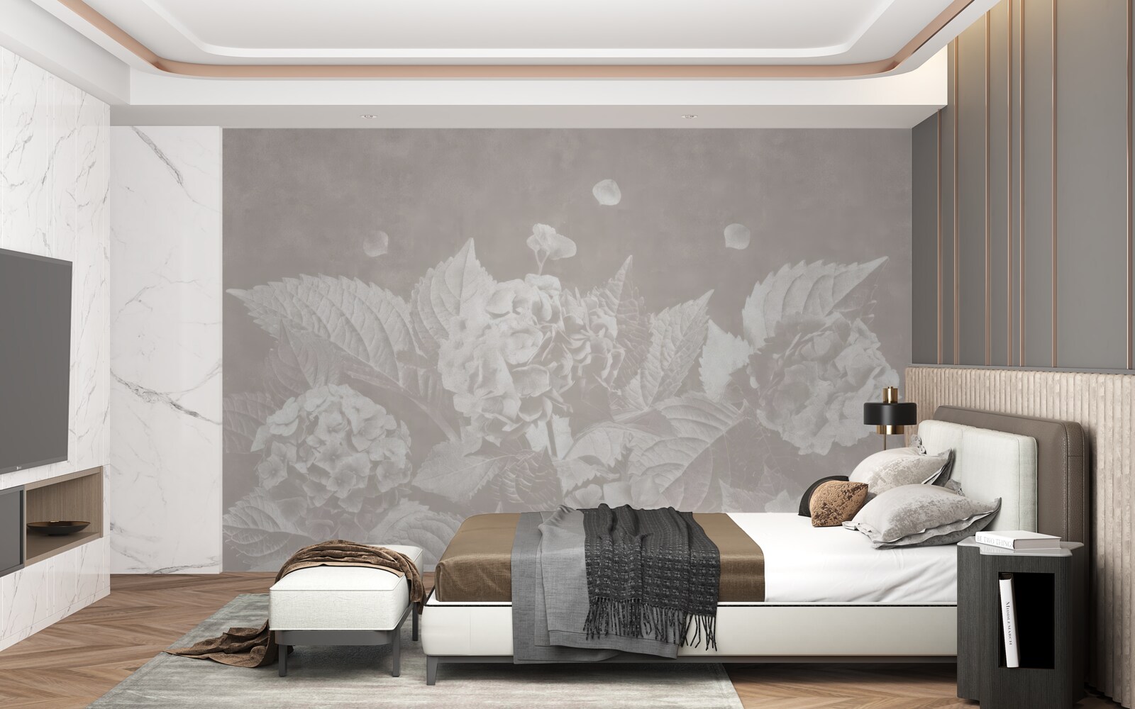 Fototapeta magnolie trudno dostrzec