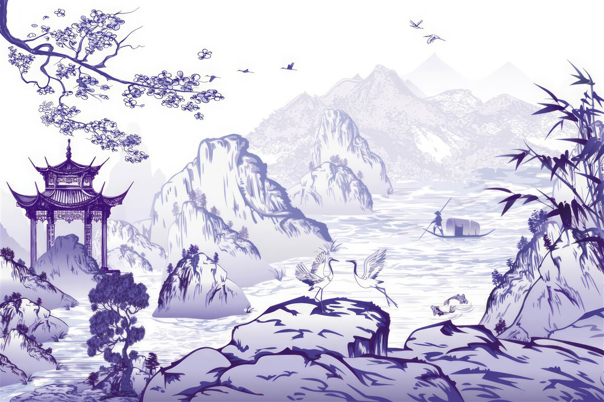 Fototapeta krajobraz chin