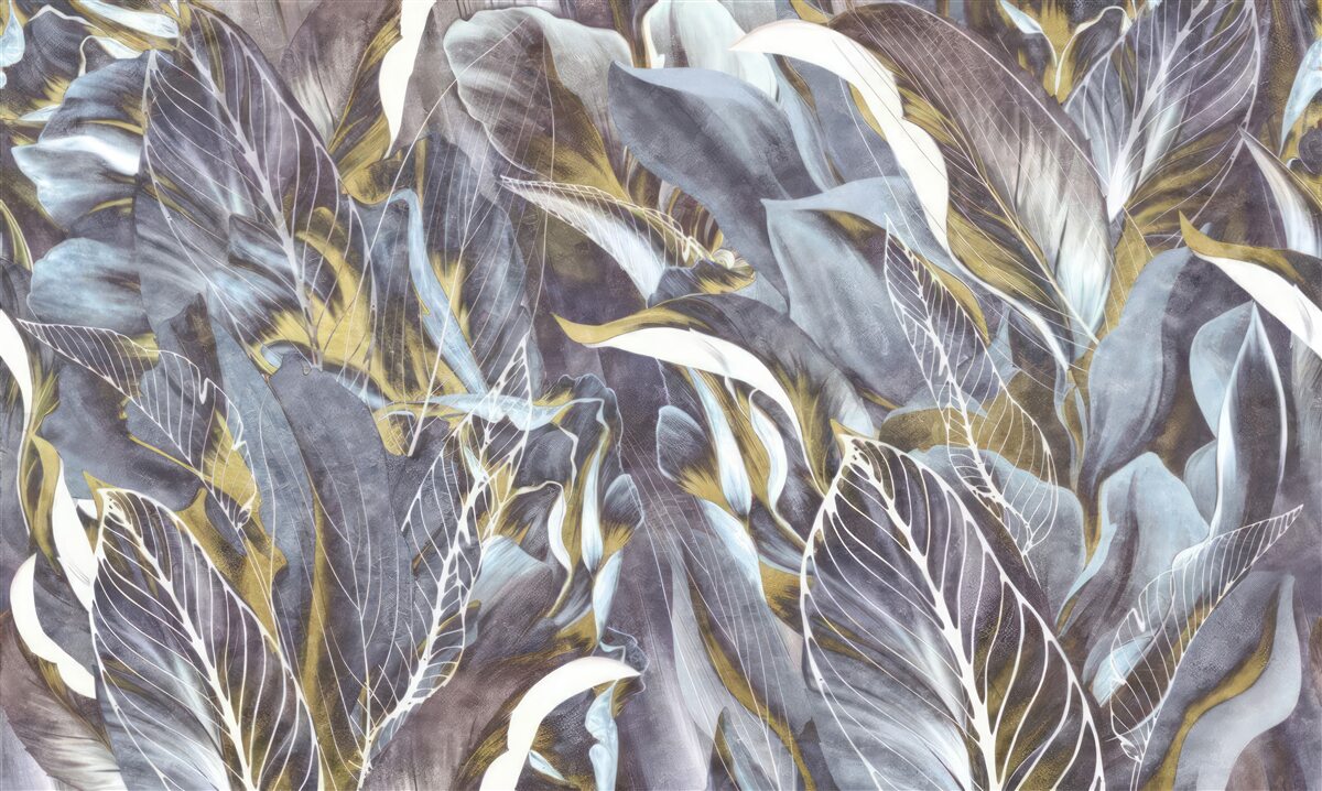 Fototapeta gęsta kurtyna liści