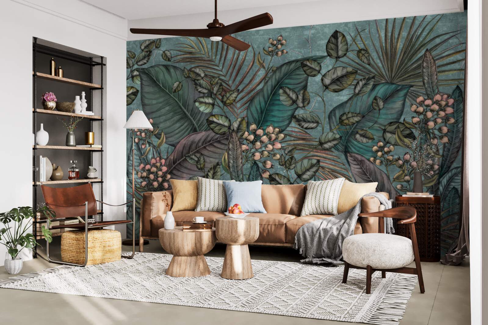 Fototapeta tło ciemnych liści