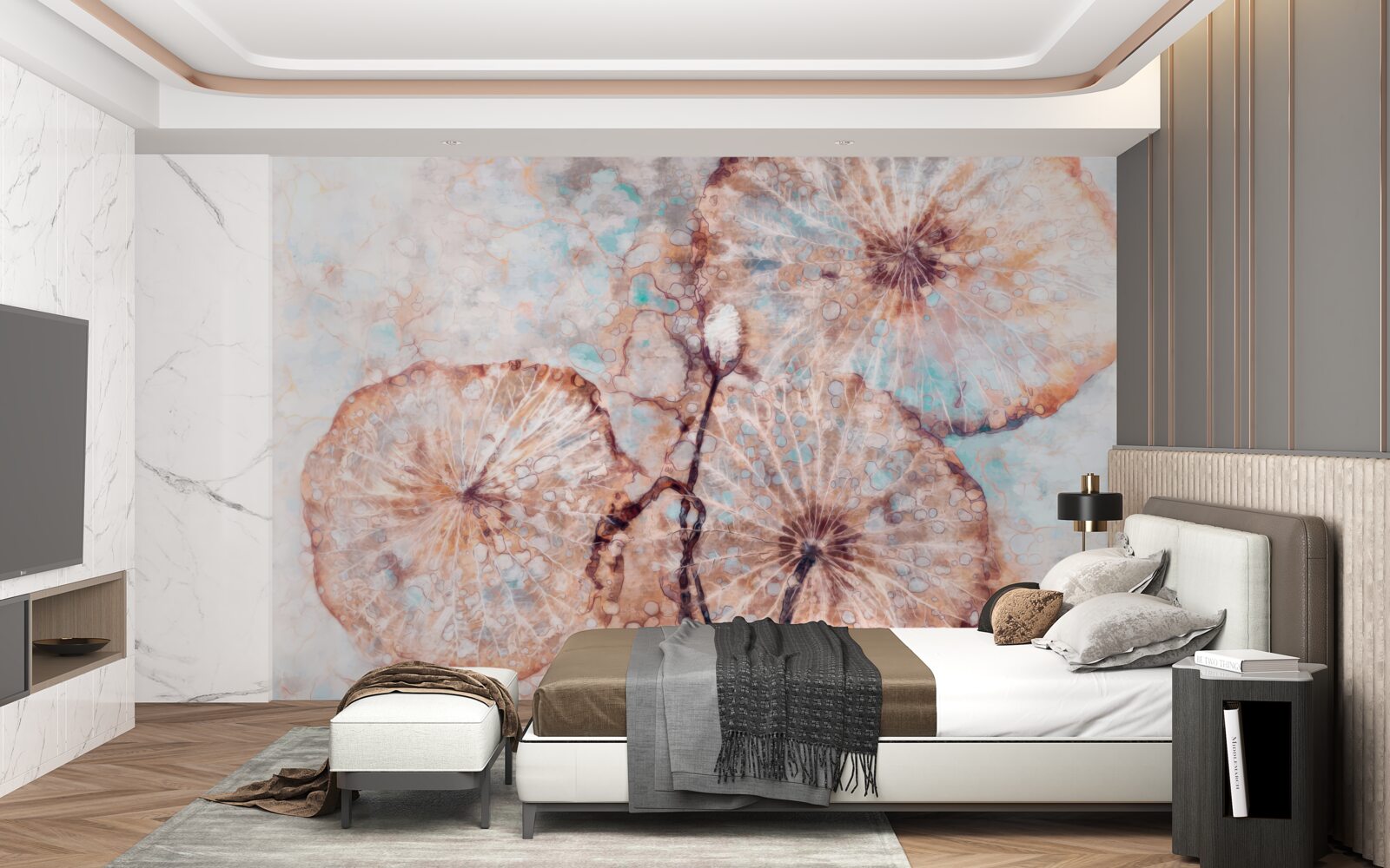 Fototapeta roślina przedstawiona w niecodzienny sposób