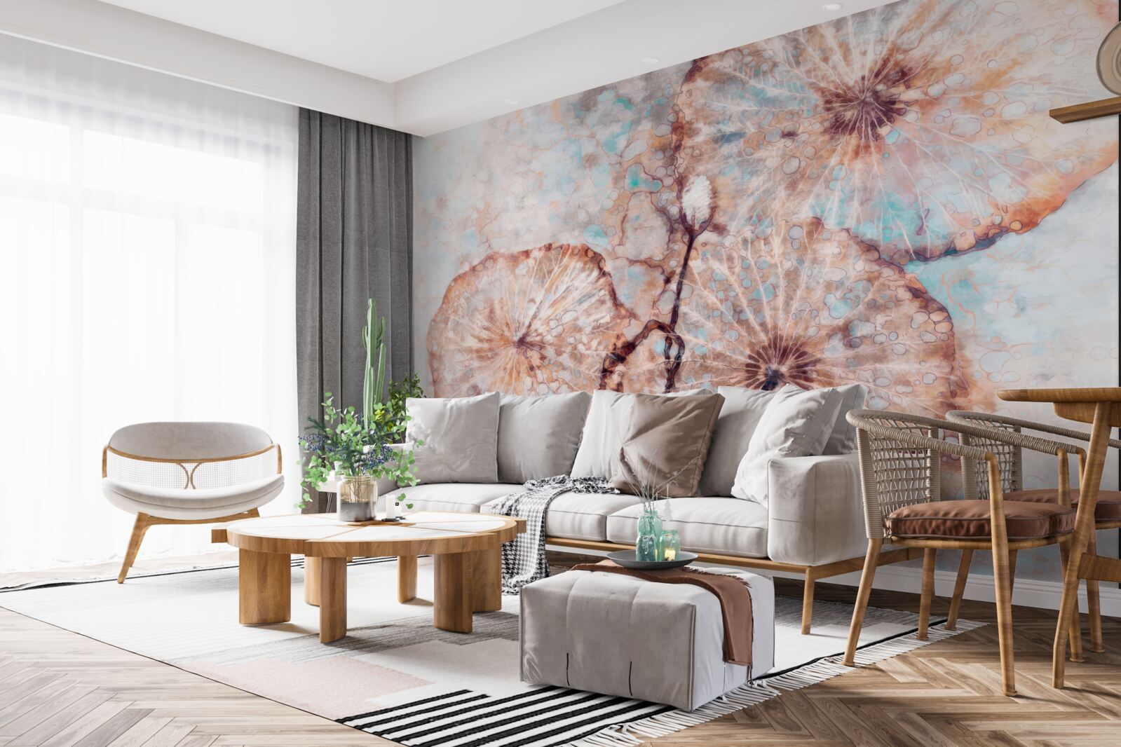 Fototapeta roślina przedstawiona w niecodzienny sposób