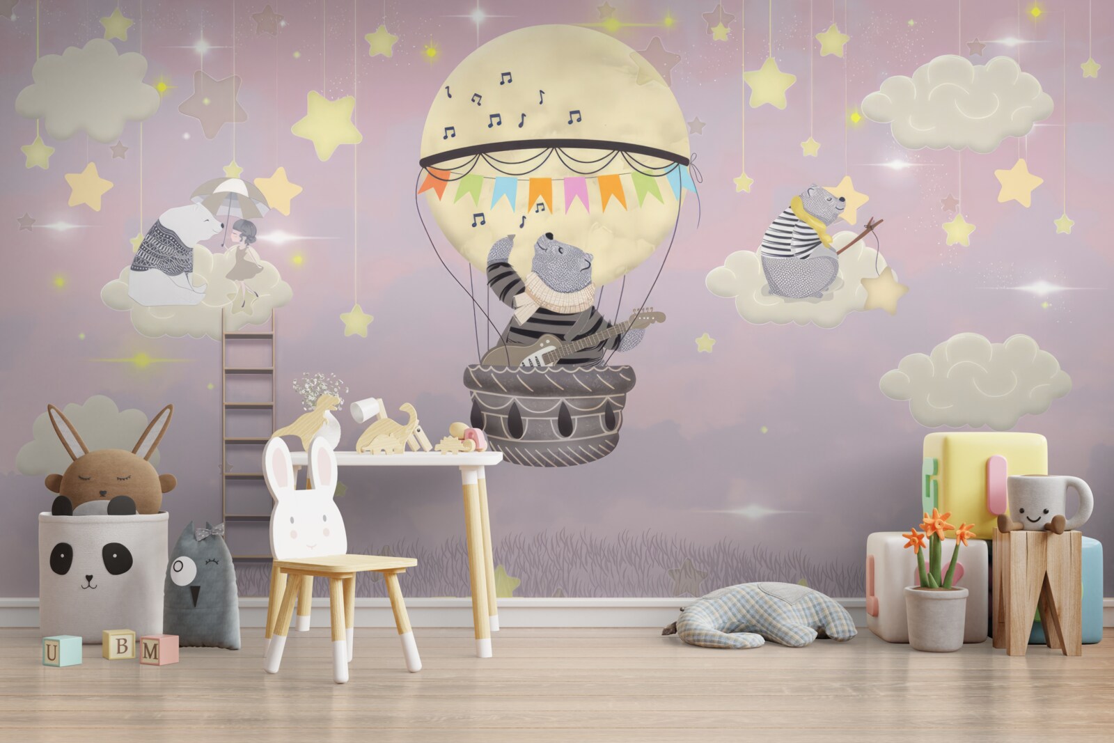 Fototapeta niebiańskie niedźwiedzie