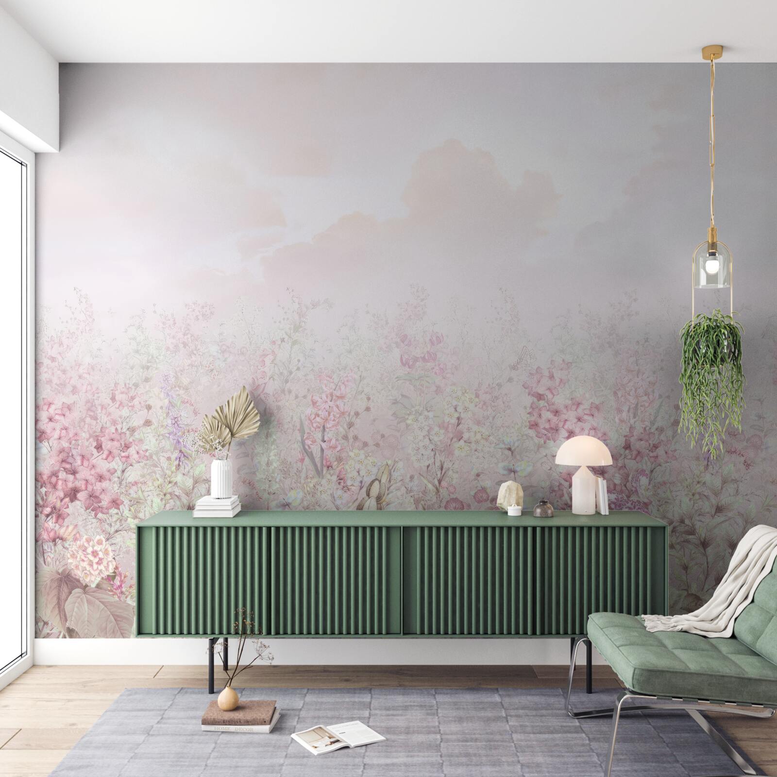 Fototapeta Łąka usiana kwiatami