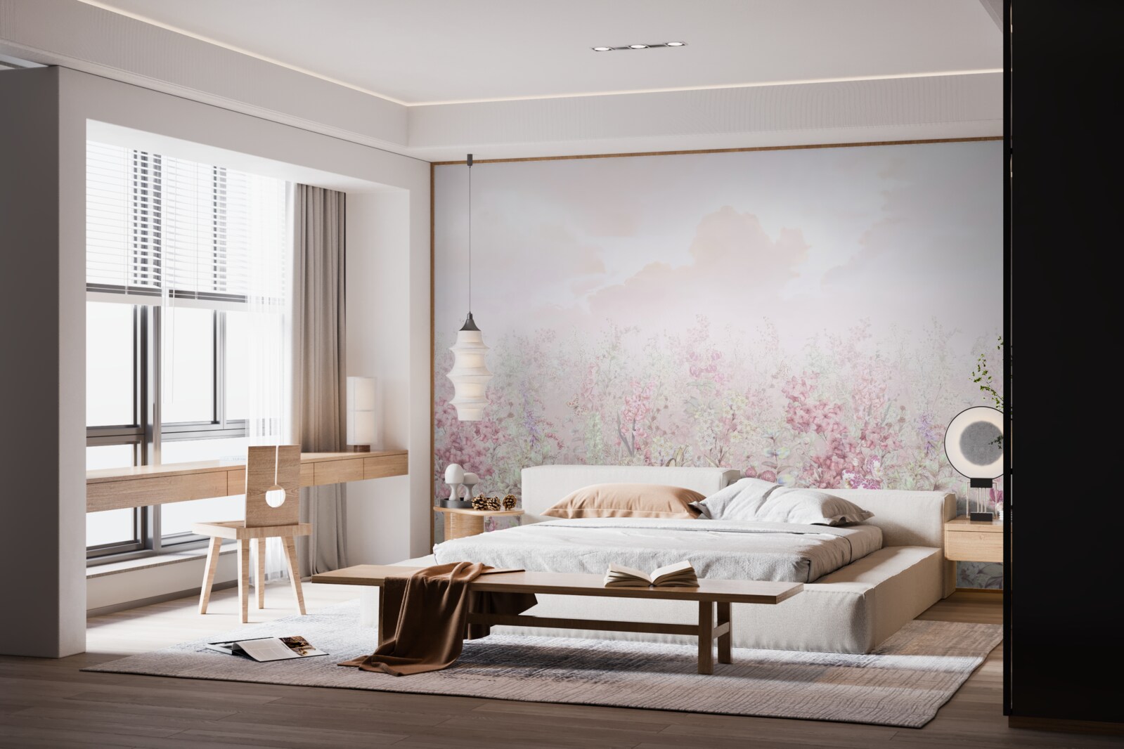 Fototapeta Łąka usiana kwiatami