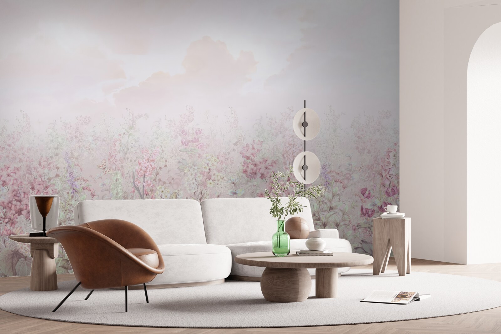 Fototapeta Łąka usiana kwiatami