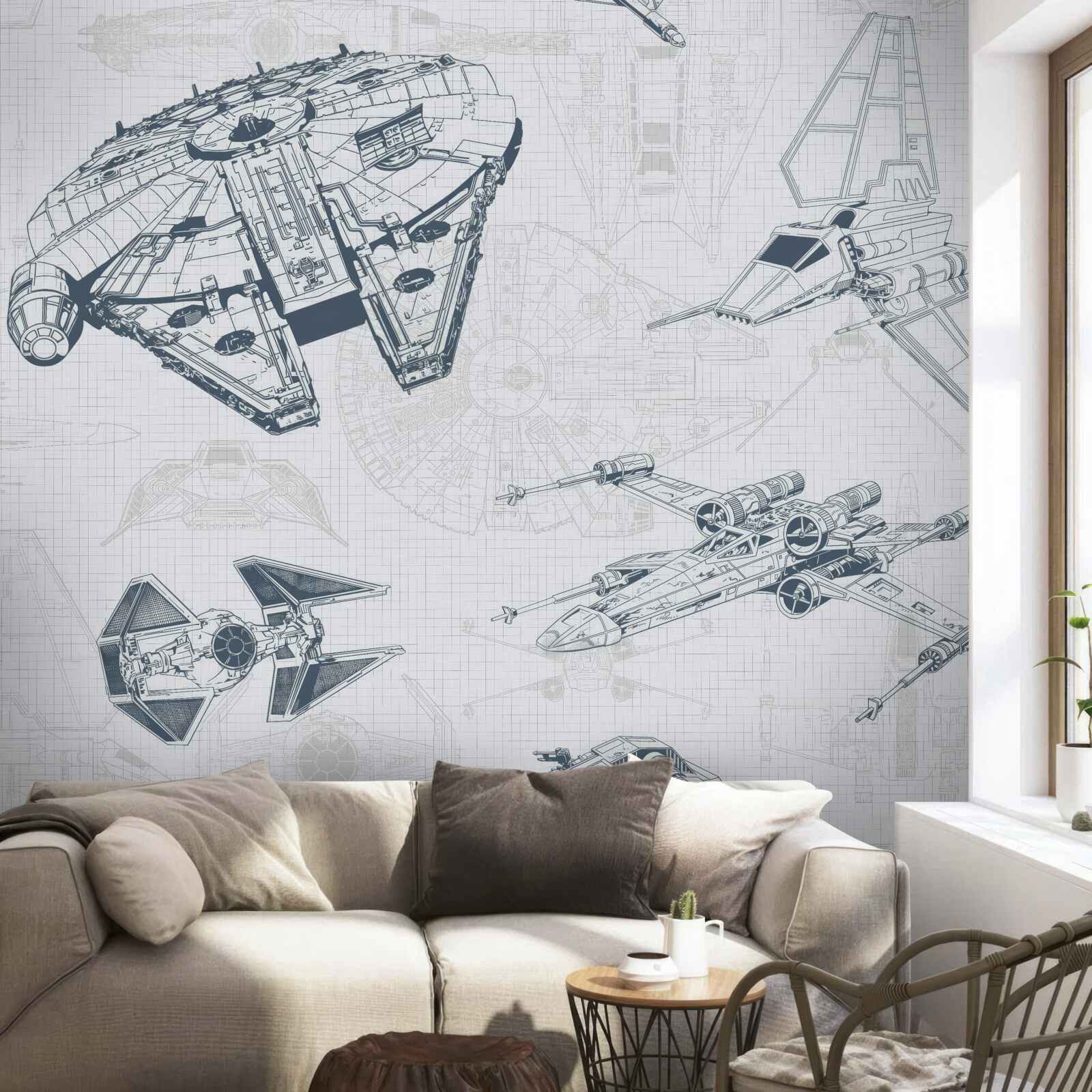 Fototapeta schematy różnych samolotów