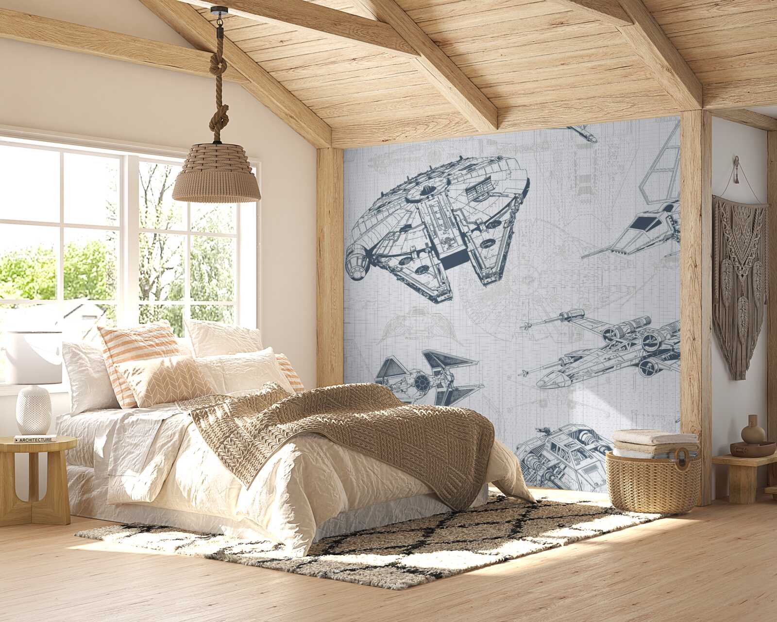 Fototapeta schematy różnych samolotów