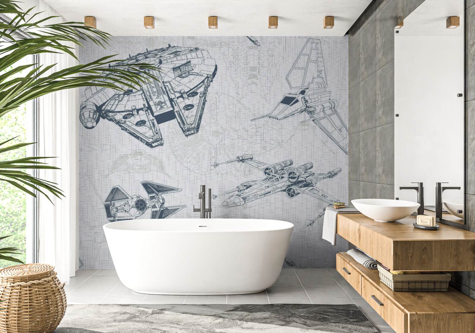 Fototapeta schematy różnych samolotów