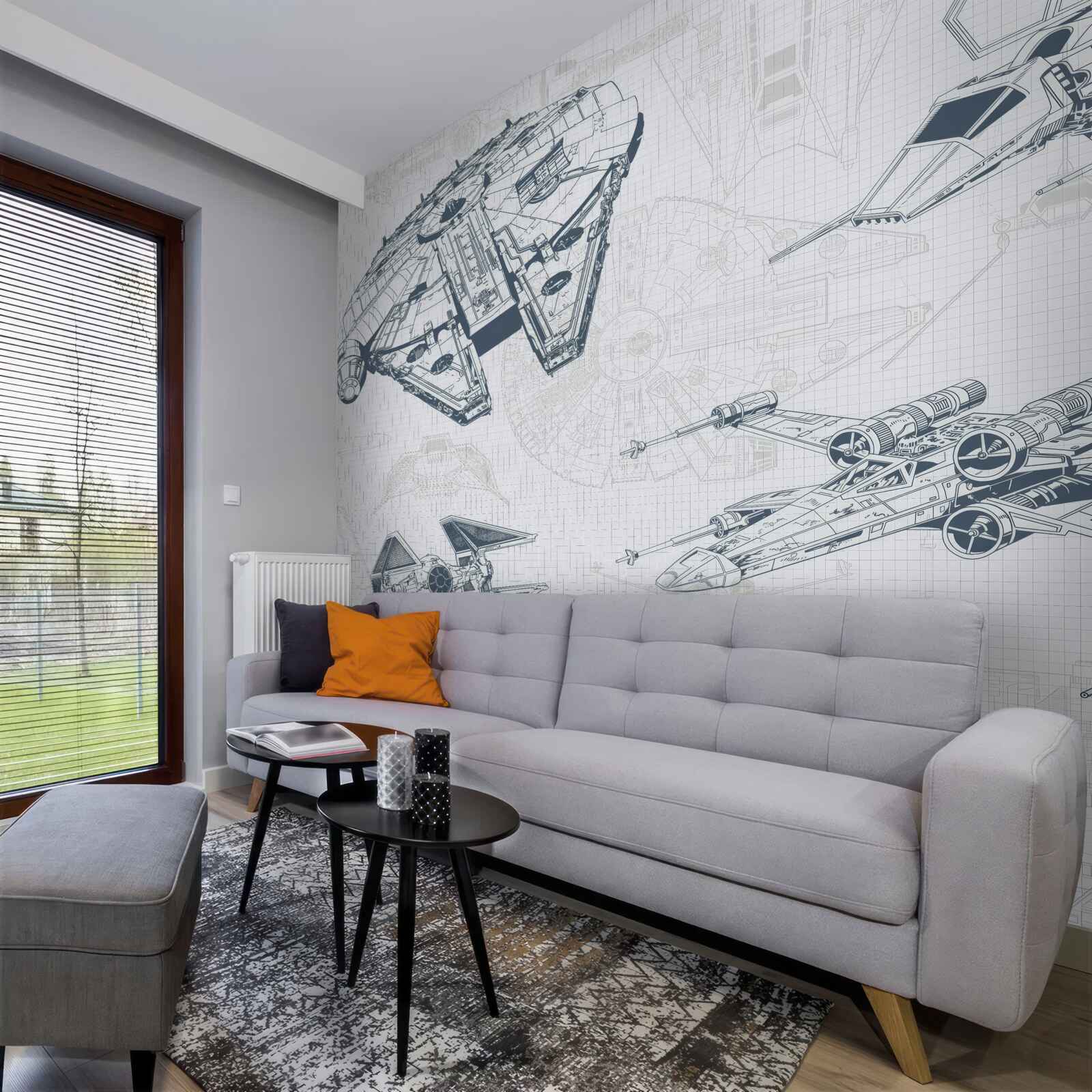 Fototapeta schematy różnych samolotów