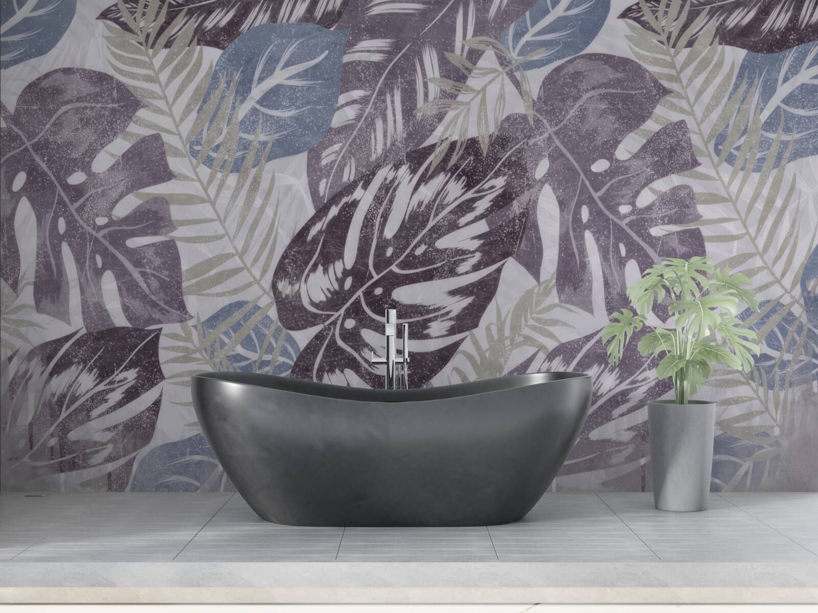 Fototapeta duże liście