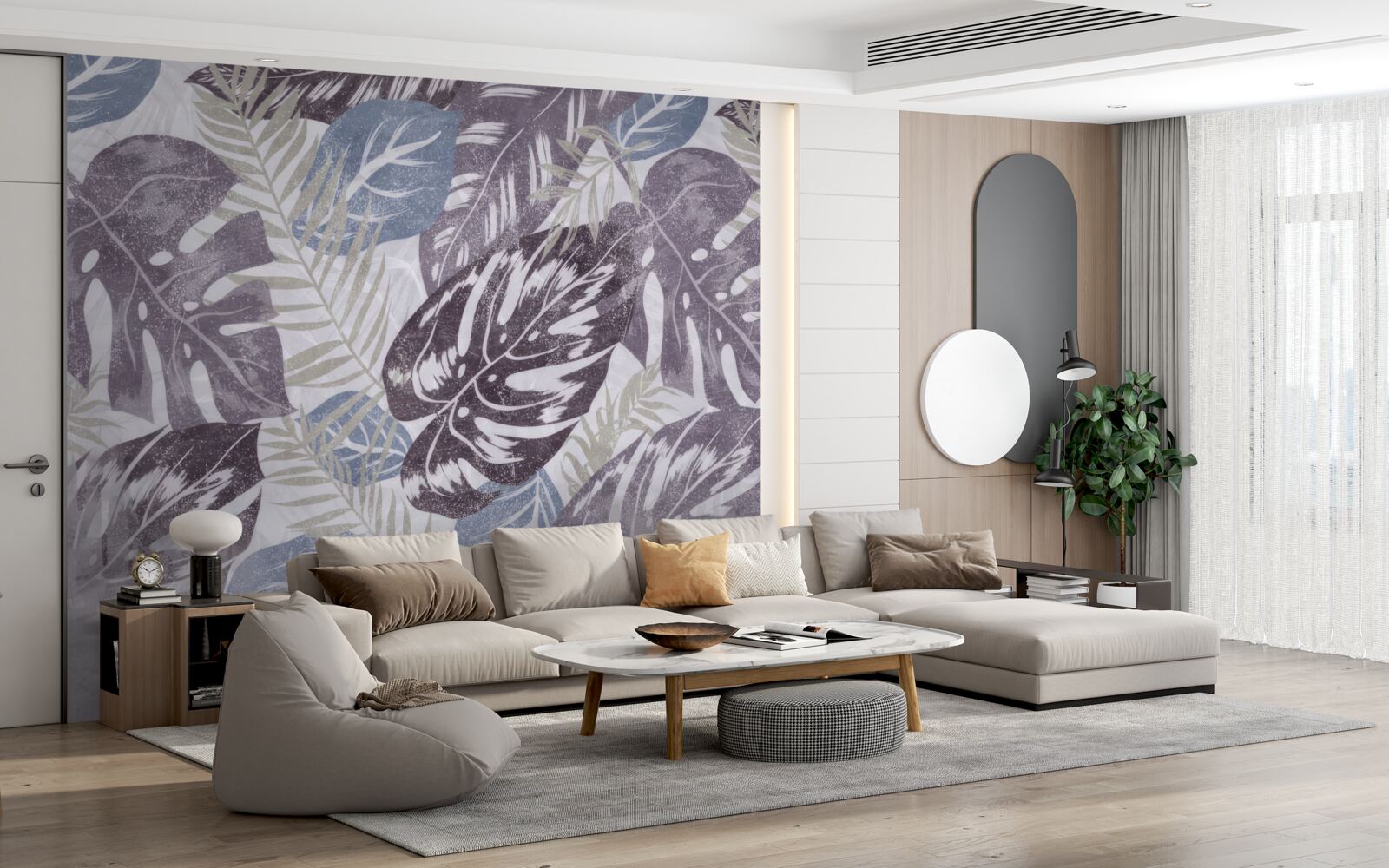 Fototapeta duże liście