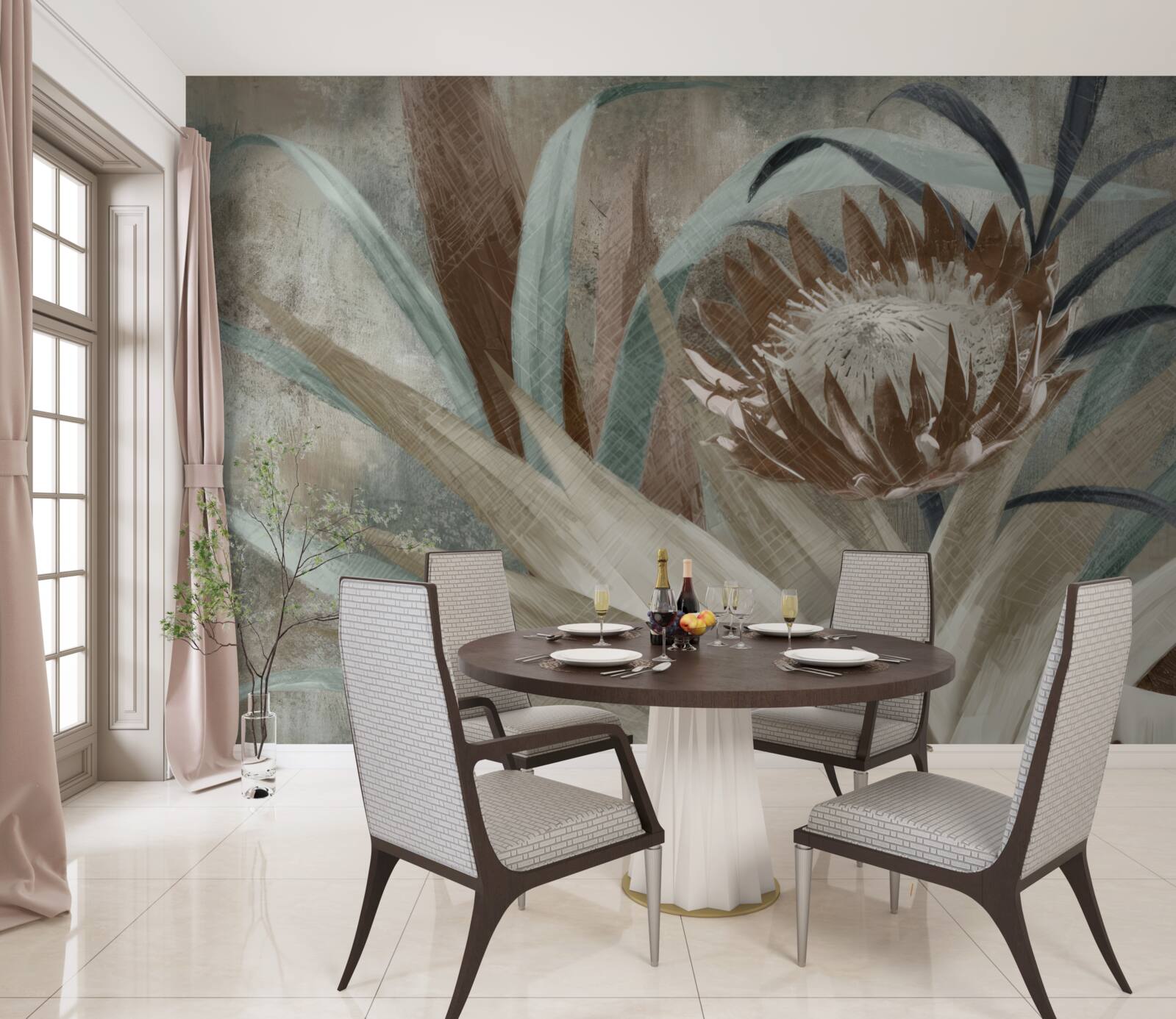 Fototapeta duży i niezwykły kwiat