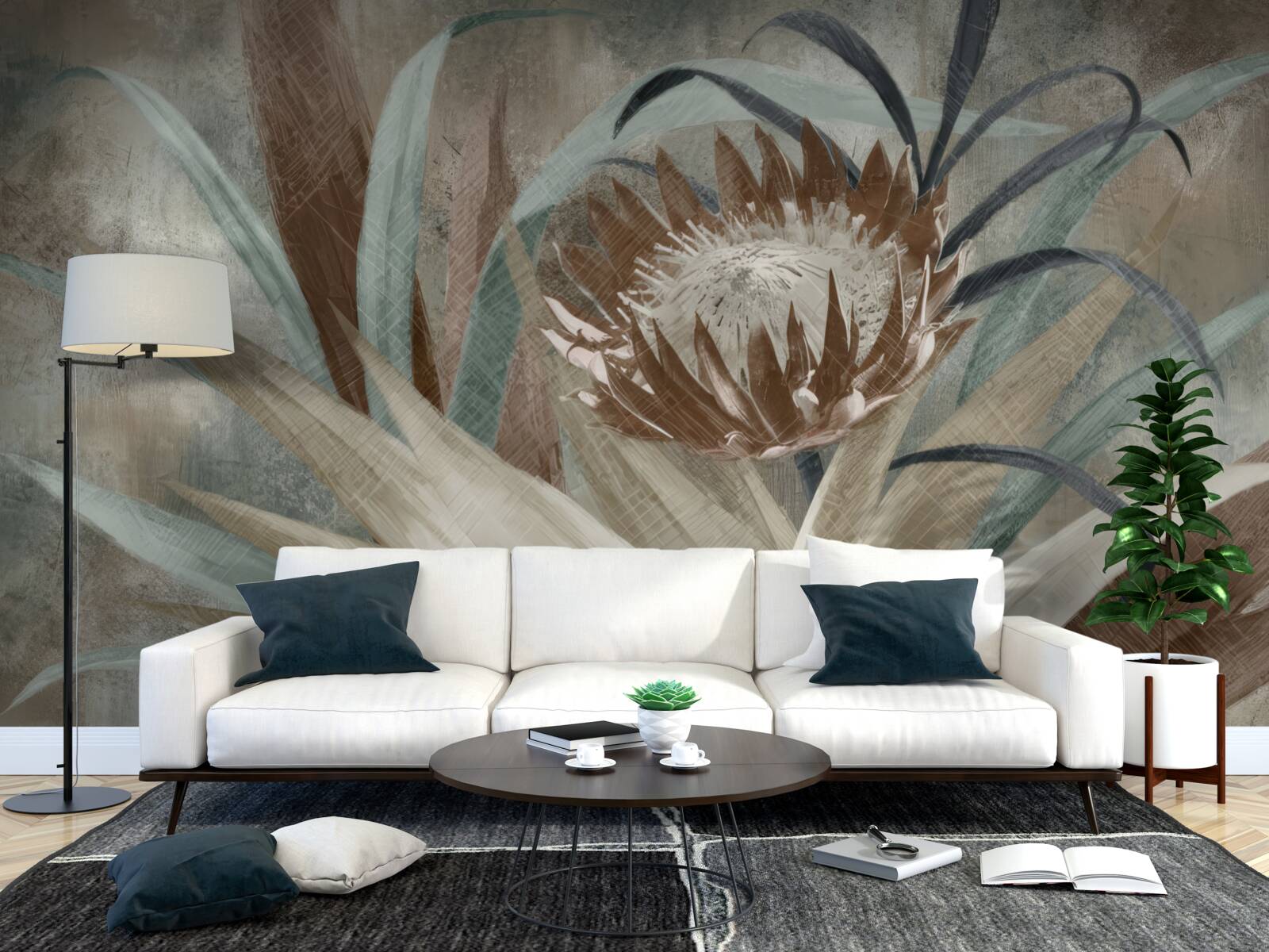 Fototapeta duży i niezwykły kwiat