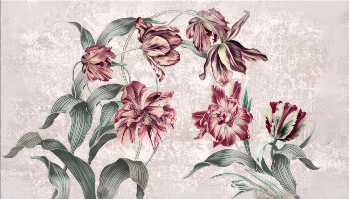 Fototapeta kwiaty, które jeszcze się nie obudziły