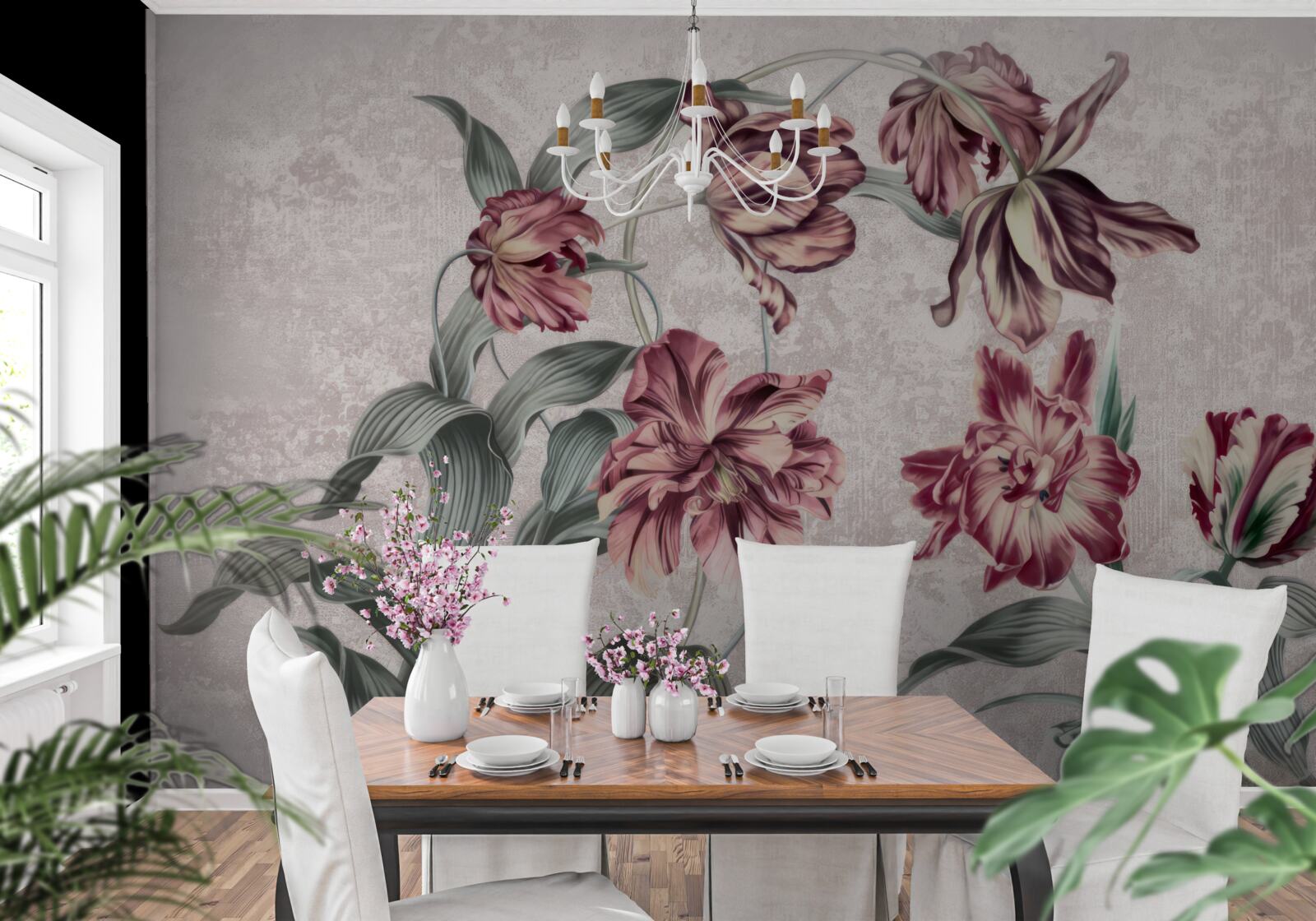 Fototapeta kwiaty, które jeszcze się nie obudziły