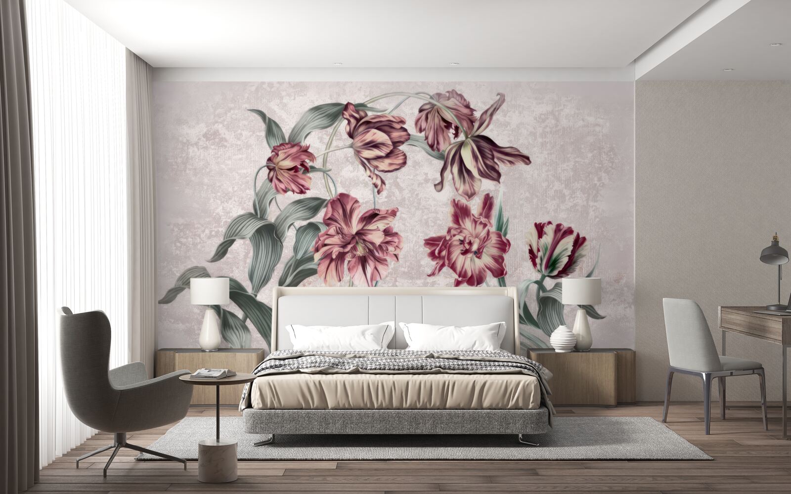 Fototapeta kwiaty, które jeszcze się nie obudziły