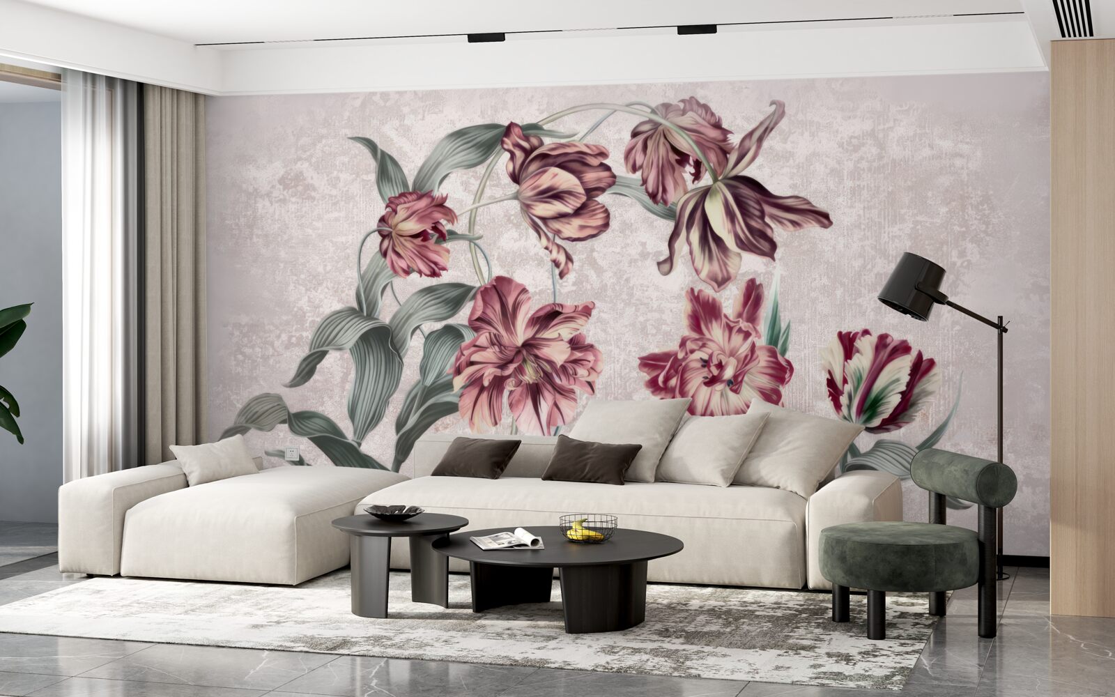 Fototapeta kwiaty, które jeszcze się nie obudziły