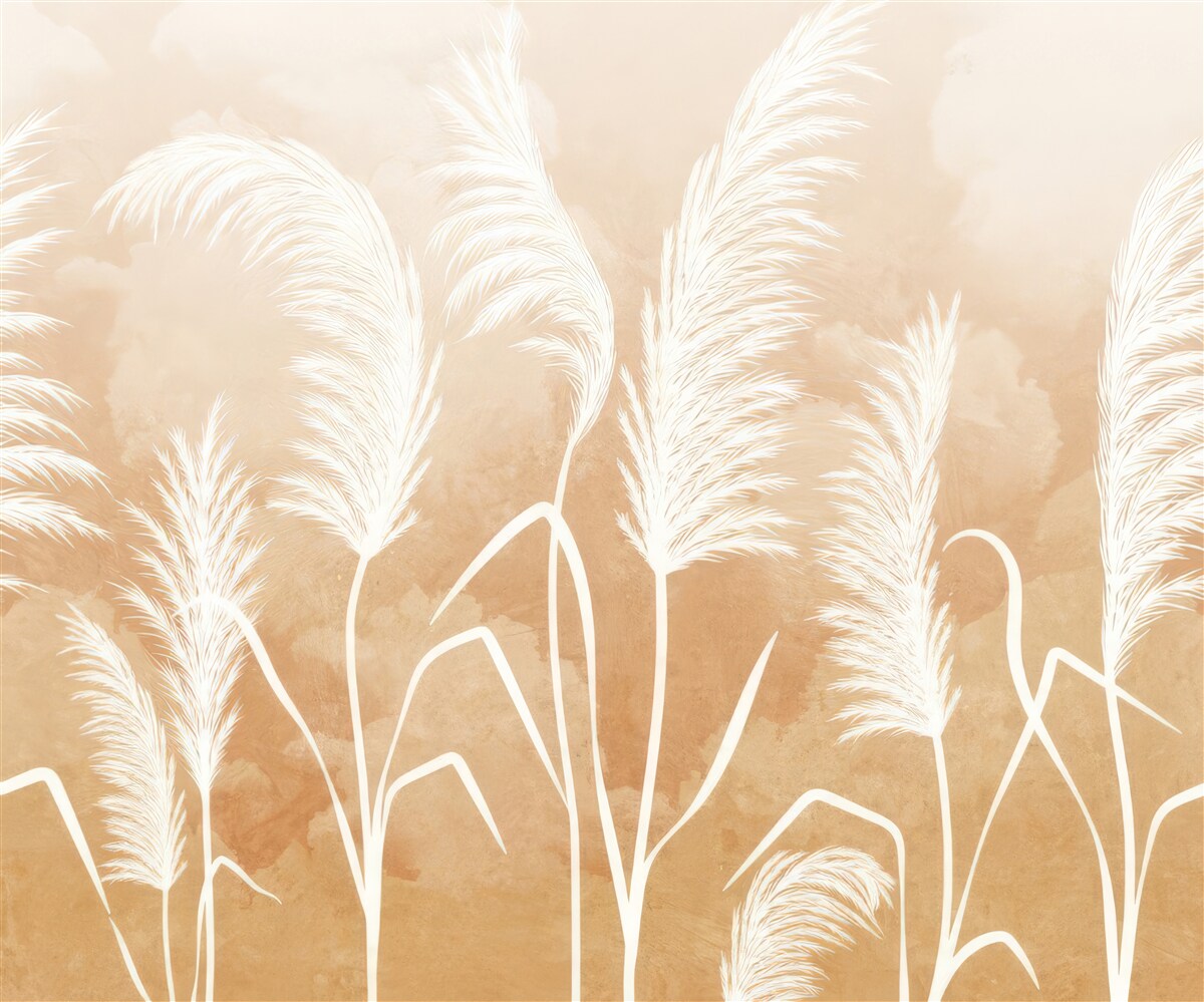 Fototapeta białe liście trzepoczą na wietrze