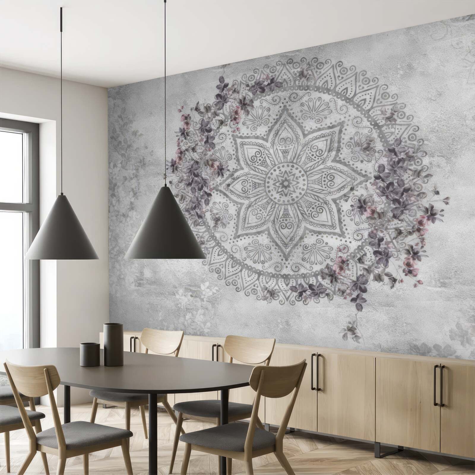 Fototapeta piękny obraz wśród kwiatów