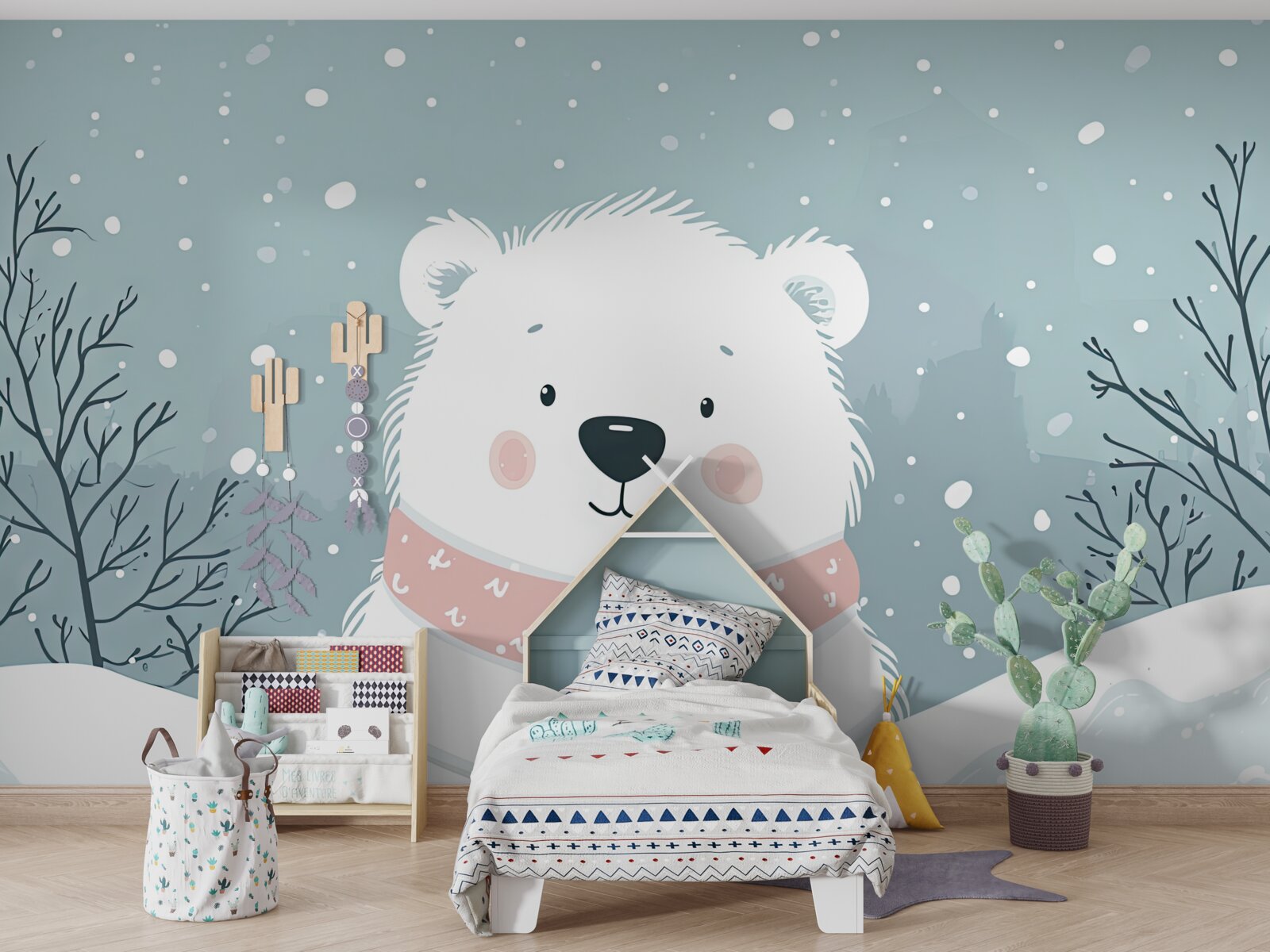 Fototapeta Śliczne polarne dziecko