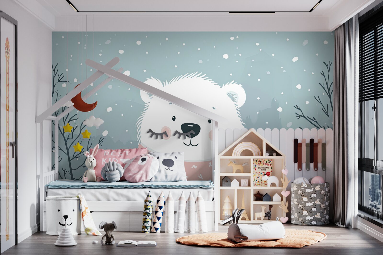 Fototapeta Śliczne polarne dziecko