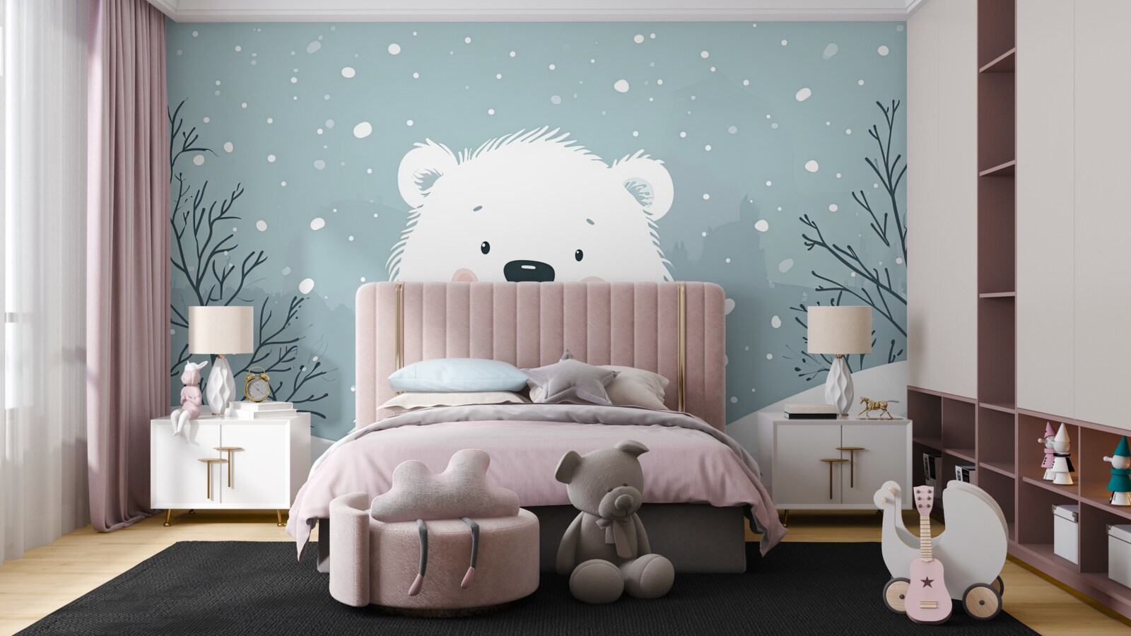 Fototapeta Śliczne polarne dziecko