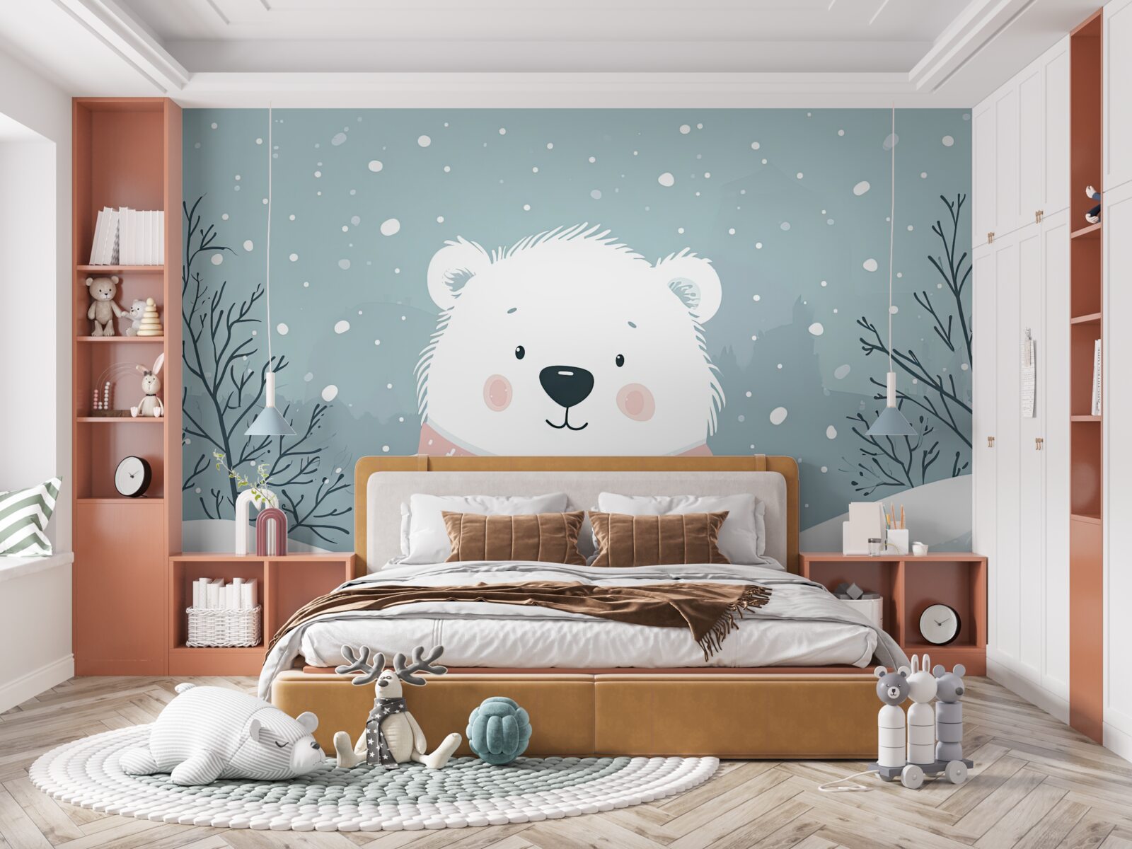 Fototapeta Śliczne polarne dziecko