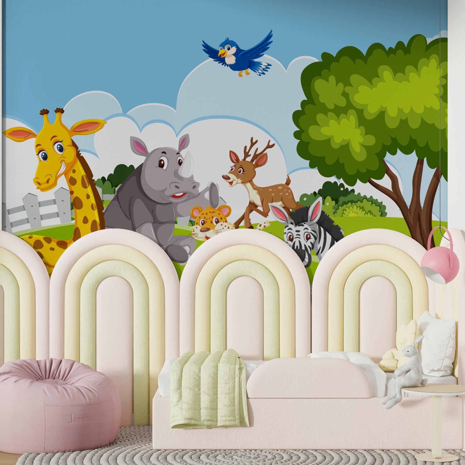 Fototapeta młoda firma relaksuje się na trawniku