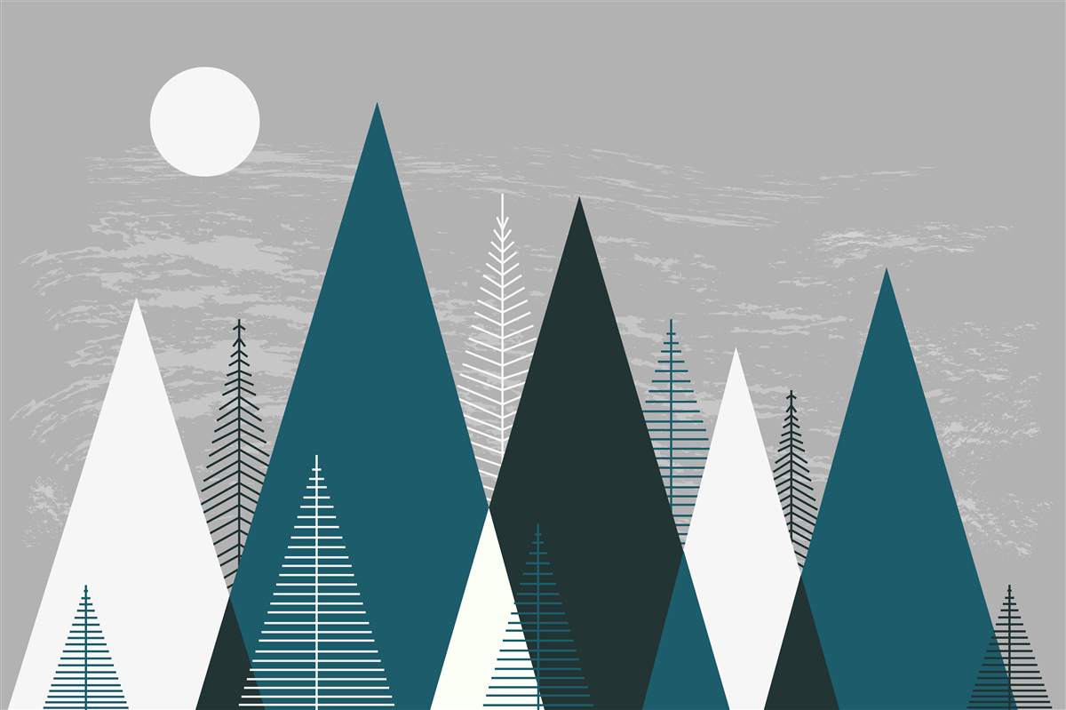 Fototapeta ciemność otuliła szmaragdowy las