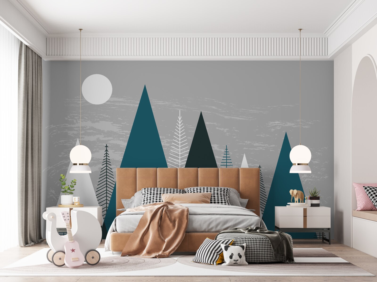 Fototapeta ciemność otuliła szmaragdowy las