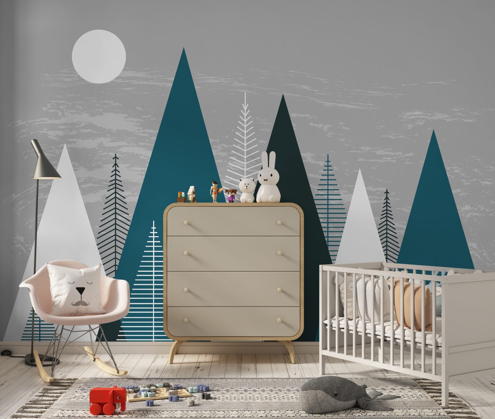 Fototapeta ciemność otuliła szmaragdowy las